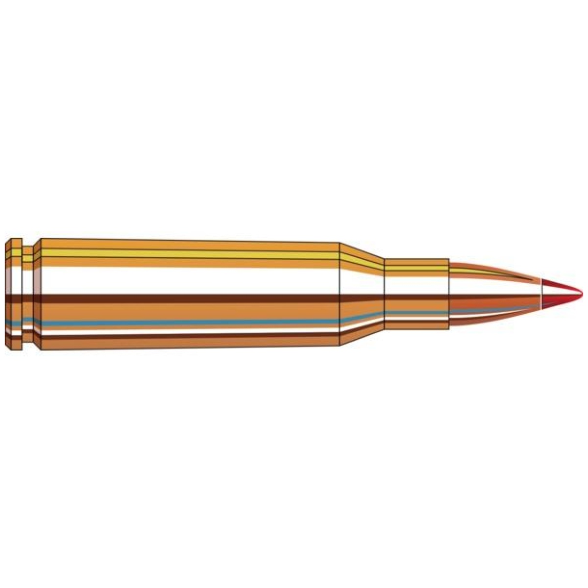 Ho81247. Jpg - hornady v-max rifle ammunition 5. 45x39 60 gr. Pt 2810 fps 20/ct - ho81247