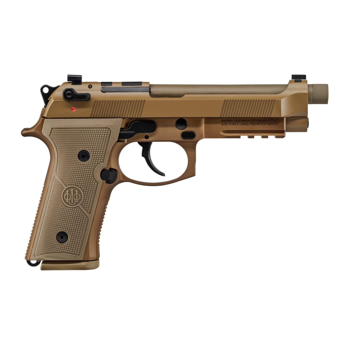 Js92qm9a4gm_2. Jpg - beretta m9a4 centurion g handgun 9mm luger 15rd magazines(3) 4. 8" barrel fde cerakote - js92qm9a4gm 2