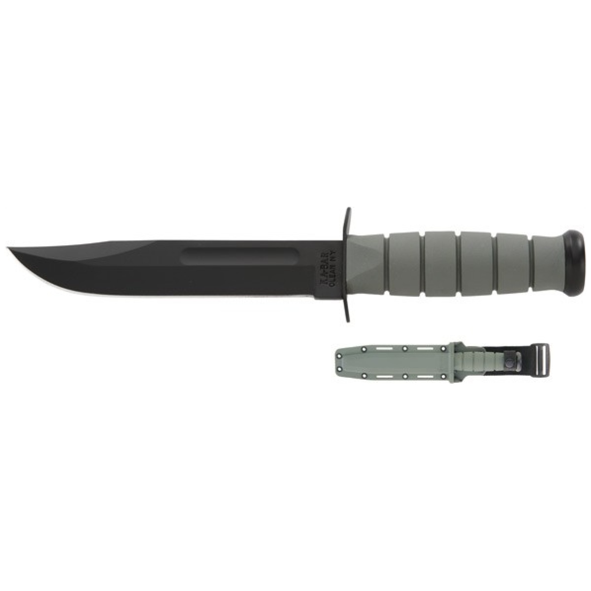 K5011. Jpg - ka-bar fighting/utility knife - 7" w/plastic sheath f-green - k5011