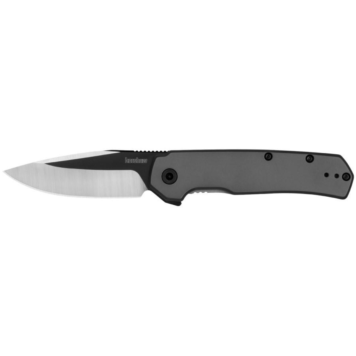 Kw1411-1. Jpg - kershaw thermal folding knife 3" drop point blade grey - kw1411 1