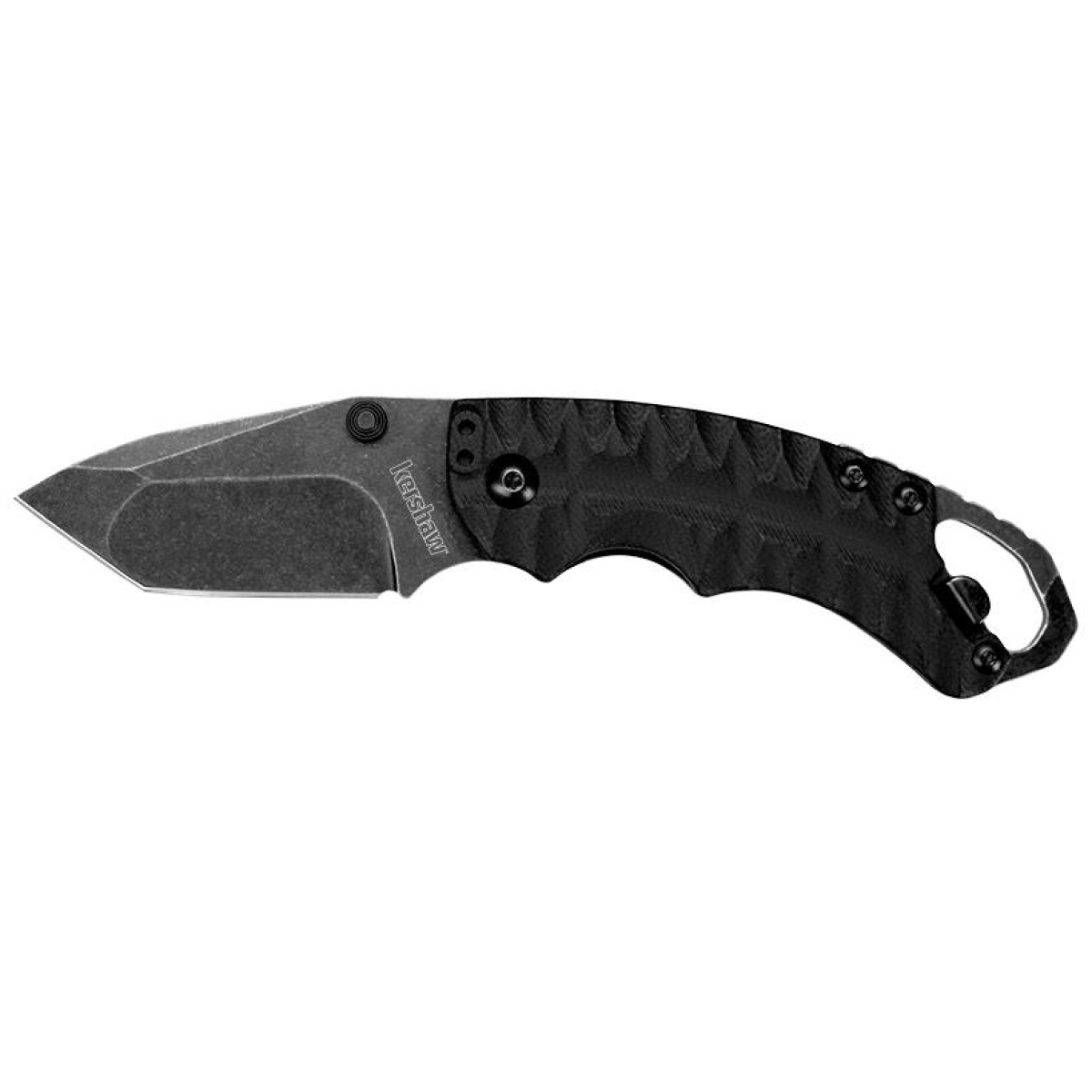 Kw8750tblkbw. Jpg - kershaw shuffle ii knife - black / tanto - 2-1/2" blade - kw8750tblkbw