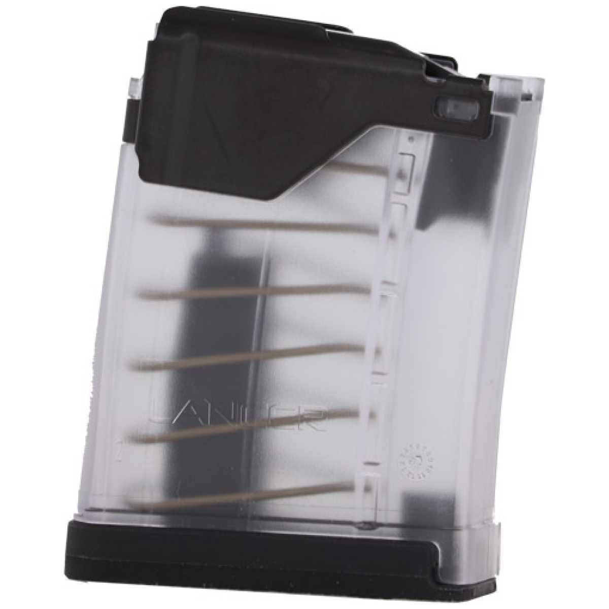 L5awml0510clr. Jpg - lancer magazine l5awm ar-15 - 5. 56x45 5rd translucent clear - l5awml0510clr