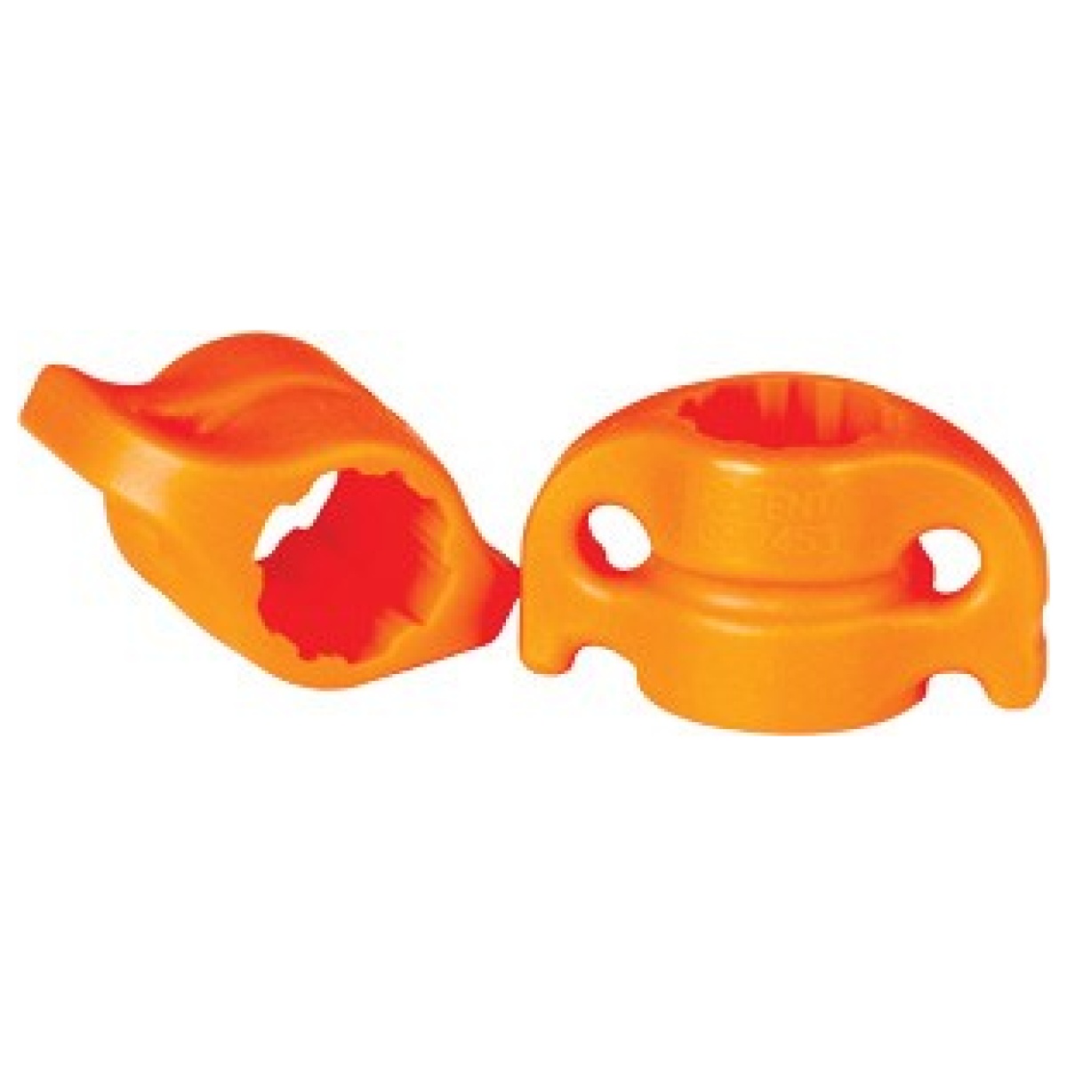 M1402org. Jpg - ams bowfishing everglide 5/16" - safety slide kit 2pk orange - m1402org