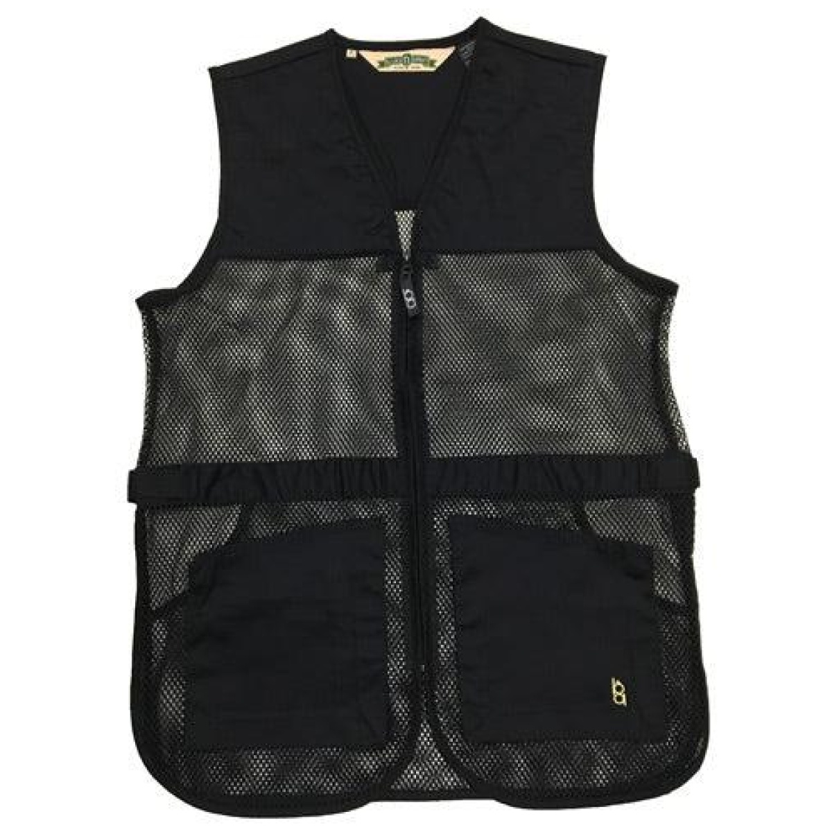 Oc21420black_2. Jpg - bob allen full mesh dual pad shooting vest black l - oc21420black 2