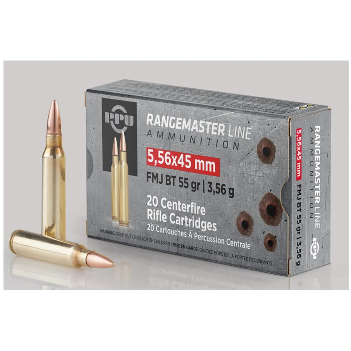 Oqpprm5561. Jpg - 5. 56x45 rangemaster fmjbt 55gr 20 rounds - oqpprm5561