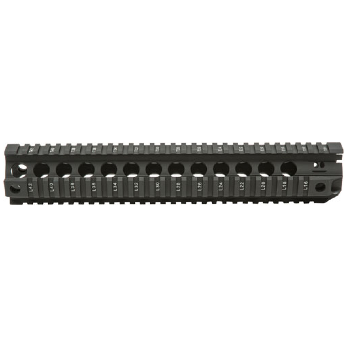 Qrf12556blk. Jpg - bcm rail picatinny free float - 12" black fits ar-15 - qrf12556blk