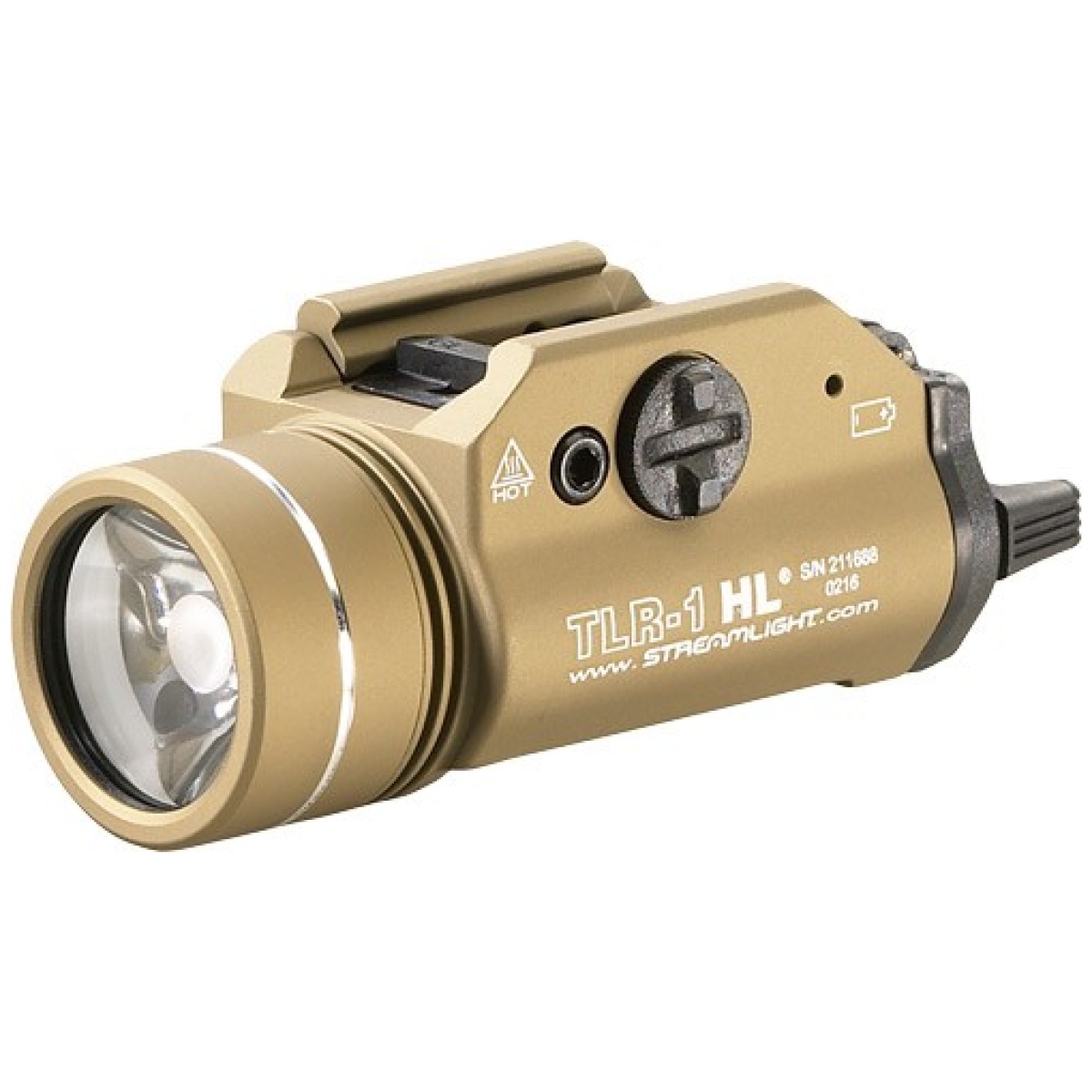 S69266. Jpg - streamlight tlr-1 hl c4 white - led light w/rail mount fde - s69266