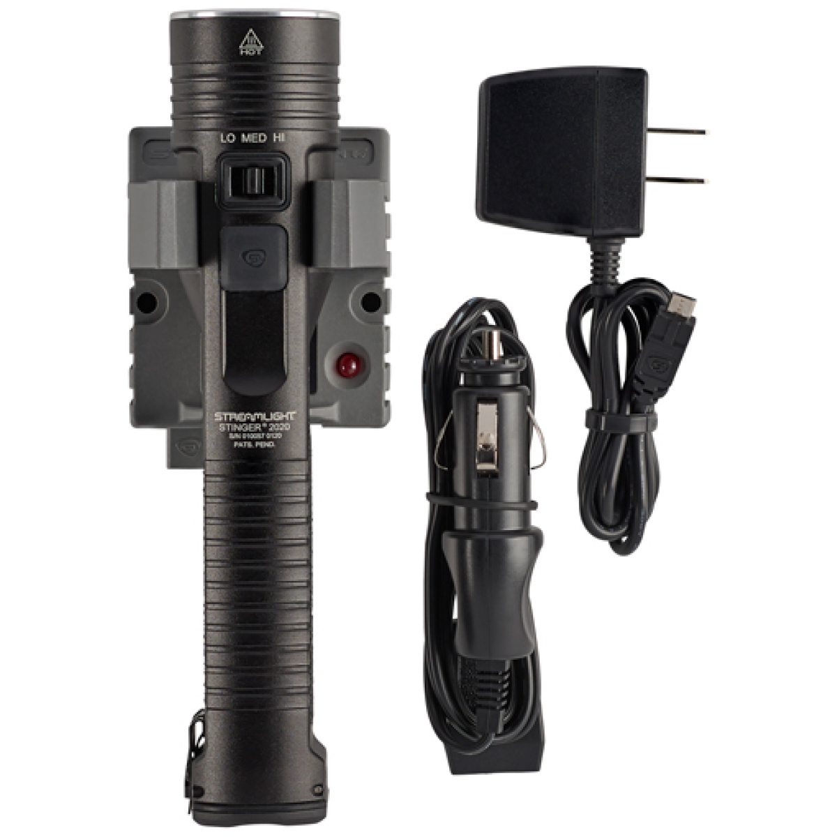 S78101_everything. Jpg - streamlight stinger 2020 led - w/120v ac/12v dc charger - s78101 everything