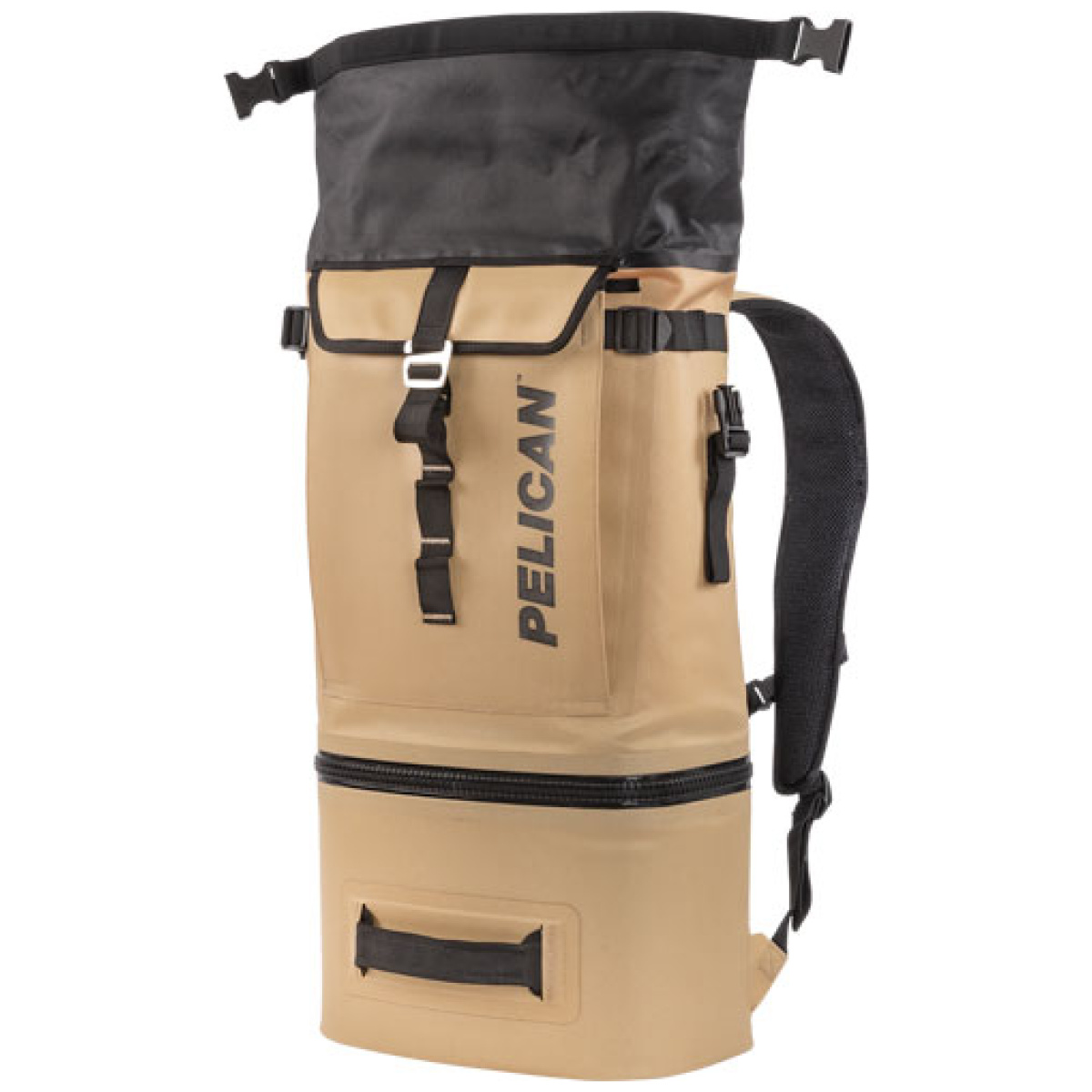 Softcbkpkcoyote_unfolded. Jpg - pelican soft cooler backpack - compression molded coyote - softcbkpkcoyote unfolded