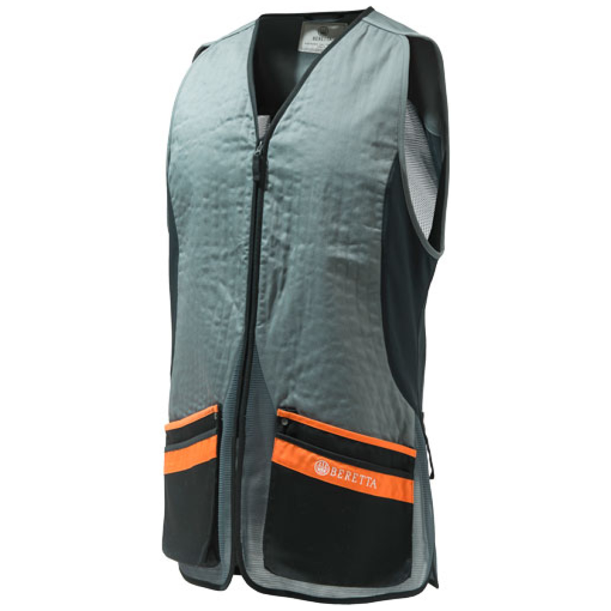 T781t155309oi2x. Jpg - beretta men's s. Pigeon vest - xx-large grey/orange - t781t155309oi2x