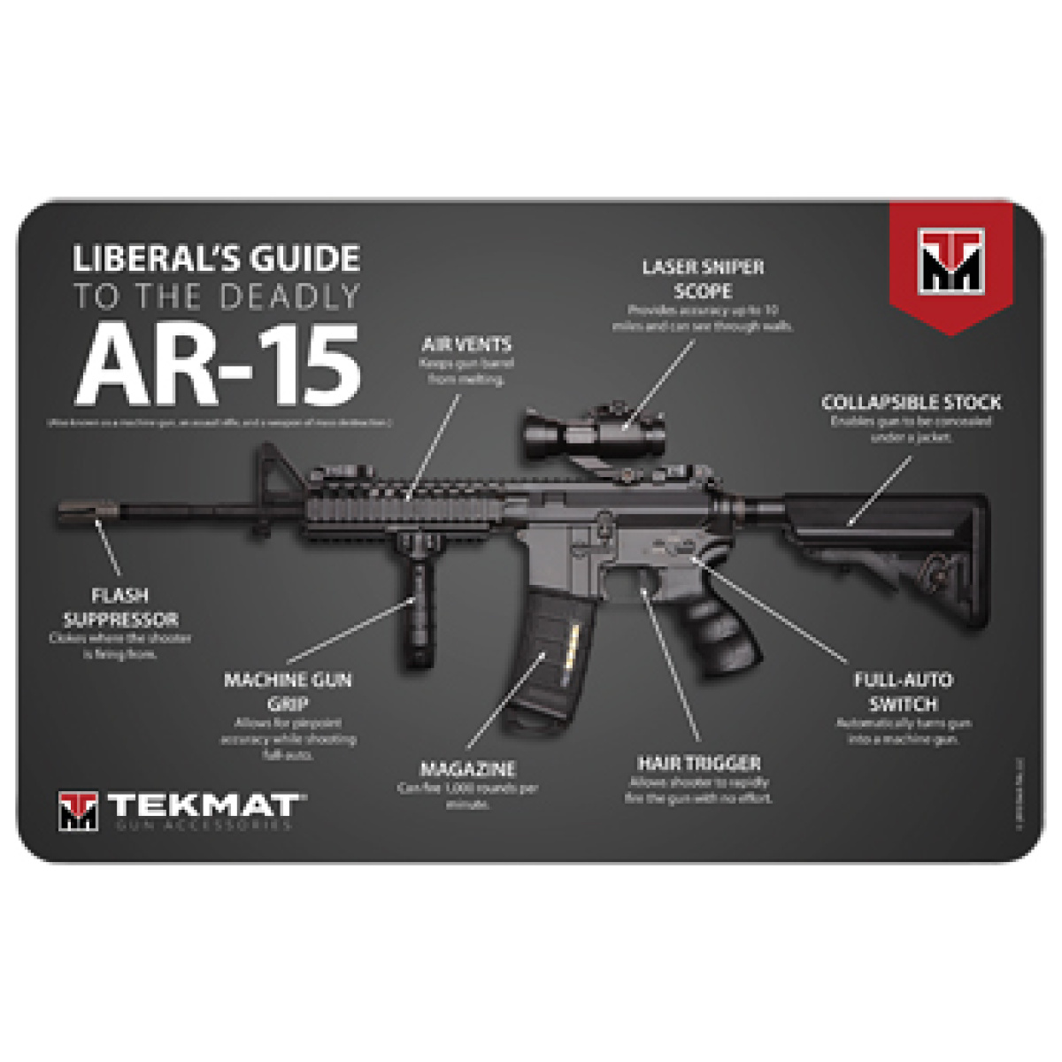 Tek-r17-ar15-media_1-7. Jpg - tekmat liberals guide to the ar15 - tek r17 ar15 media 1 7