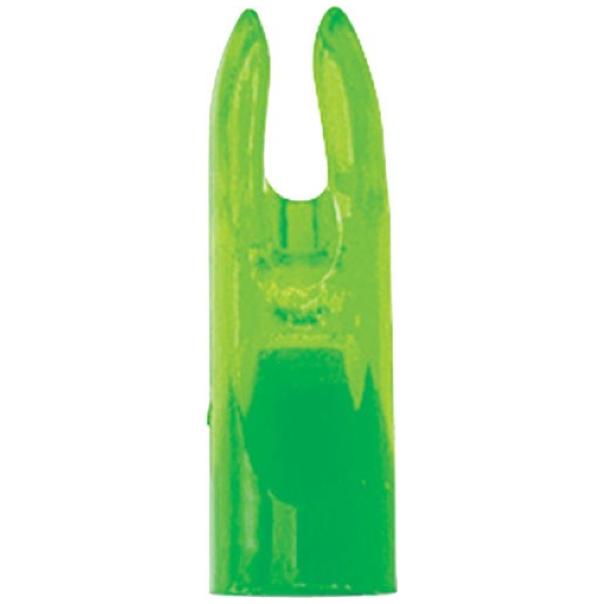 Tg144a1. Jpg - truglo bowfishing 5/16" arrow - nocks 6-pack high vis green - tg144a1