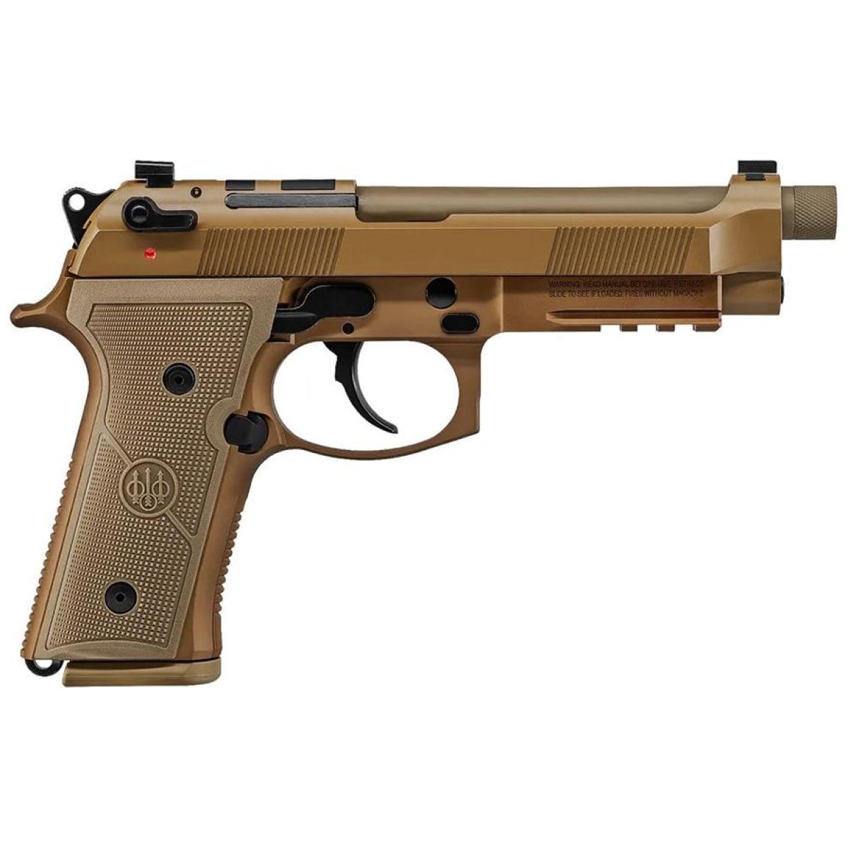 Ukjs92m9a4gm. Jpg - beretta m9a4 g fde handgun 9mm luger 18/rd magazines (3) 5. 1" barrel - ukjs92m9a4gm