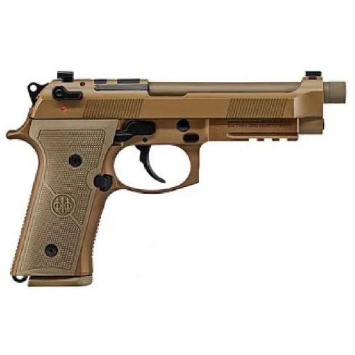 Ukjs92m9a4m15_1. Jpg - beretta m9a4 g handgun 9mm luger 15/rd magazines (3) 5. 1" barrel fde cerakote - ukjs92m9a4m15 1