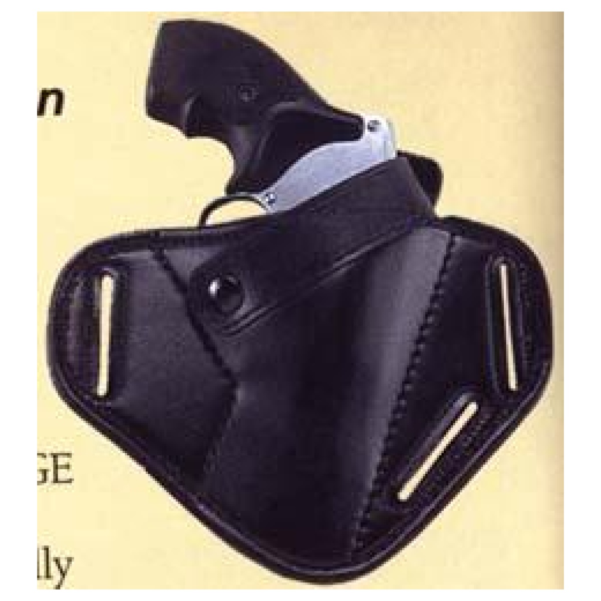 Um86360. Jpg - uncle mike's sidekick super belt slide holsters black fits 2" small frame 5-shot revolvers - um86360