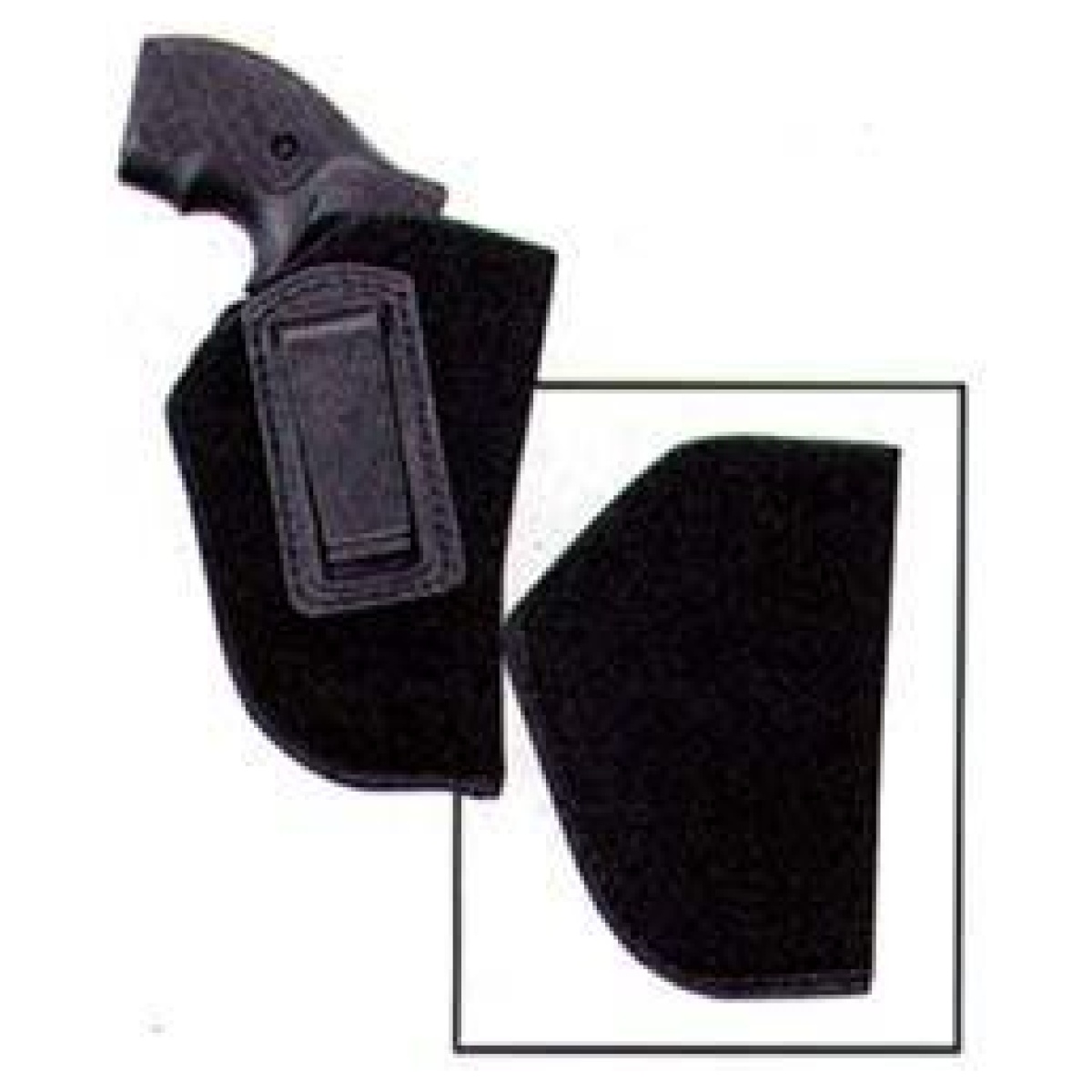 Um89362. Jpg - uncle mike's sidekick inside-the-pant holsters fits 2" small frame 5-shot revolvers - left handed - um89362