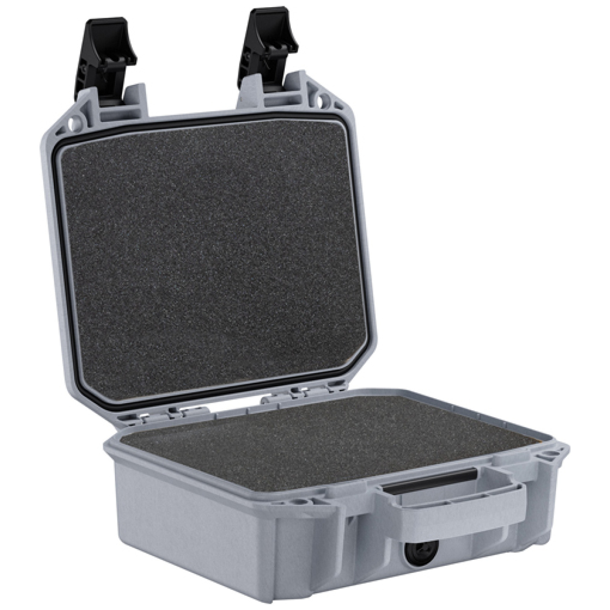 Vcv1000000gry_open. Jpg - pelican vault small pistol - case w/ foam ghost gray - vcv1000000gry open