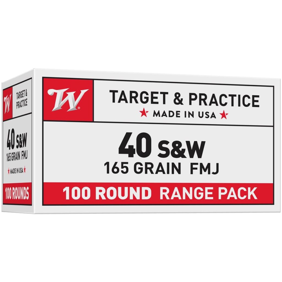 Wnusa40swvp_1. Jpg - winchester usa handgun ammunition. 40 s&w 165 gr. Fmj 1060 fps 100/ct - wnusa40swvp 1