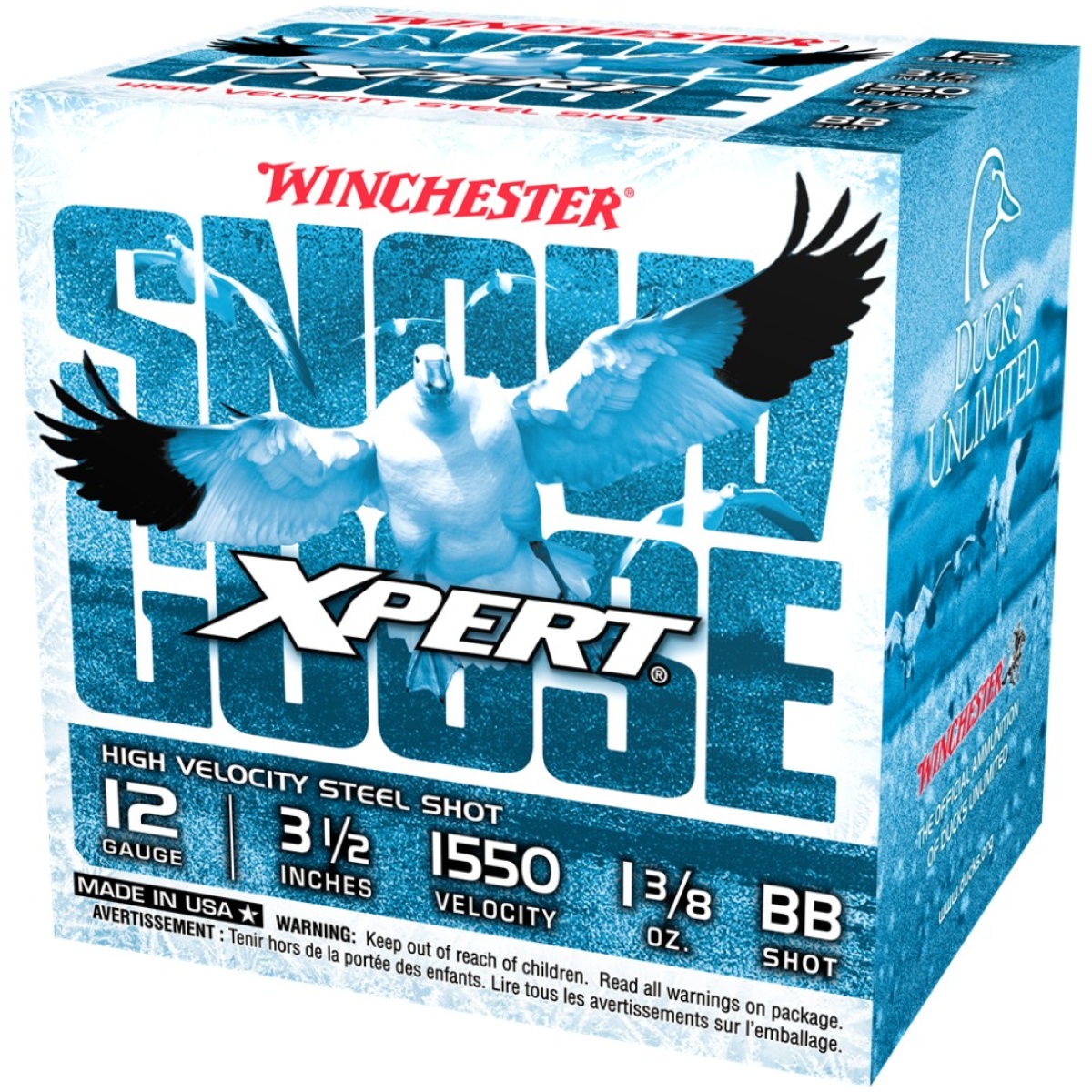 Wnwxs12lbb-1. Jpg - winchester xpert snow goose shotshells 12 ga 3. 5" 1-3/8 oz 1550 fps #bb 25/ct - wnwxs12lbb 1