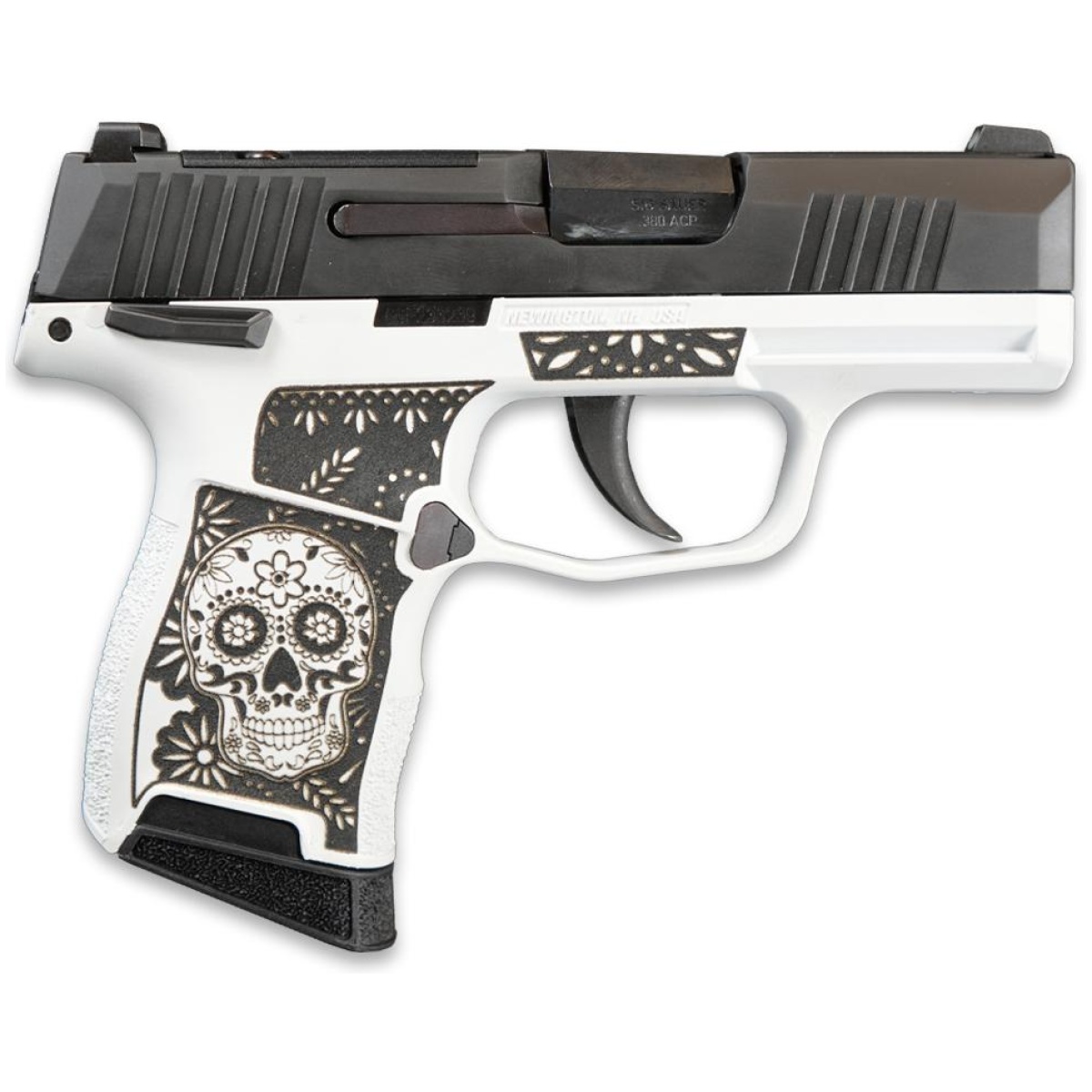 Xi640164sswb-1. Jpg - sig sauer exclusive "sugar skull" p365-380 handgun 380 auto 10rd magazine 3. 1" barrel black manual safety - xi640164sswb 1