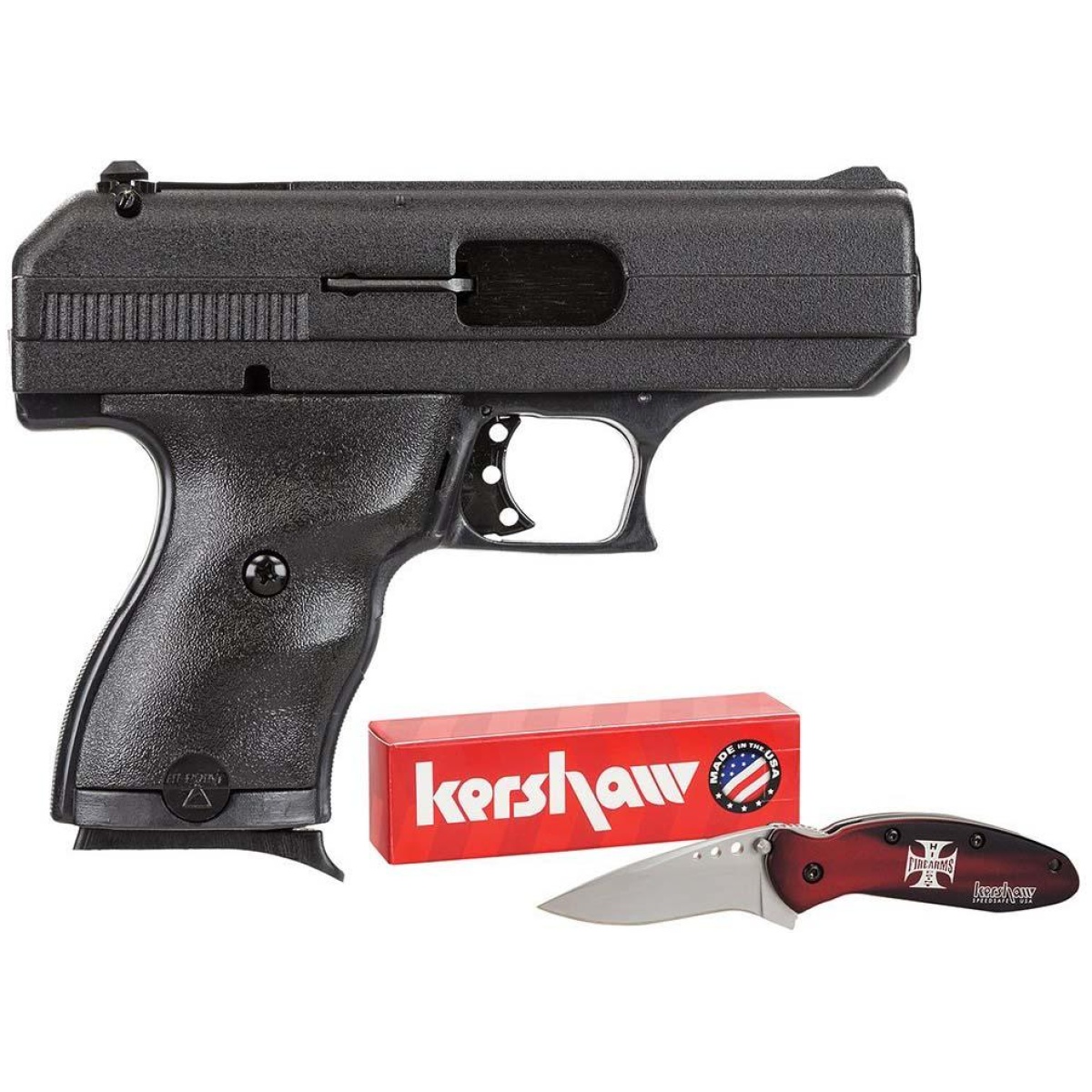 Yh916hckn111. Jpg - hi-point c9 compact handgun 9mm luger 8rd magazine 3. 5" barrel w/kershaw knife - yh916hckn111