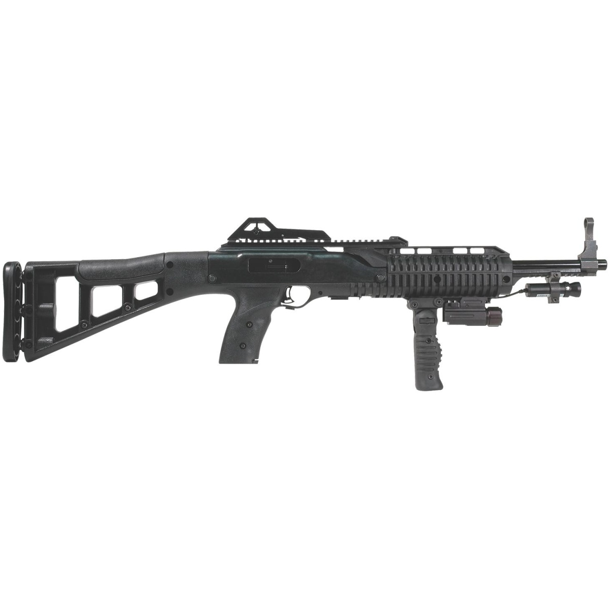 Yh995fgfllat. Jpg - hi-point 9ts carbine 9mm luger 10rd magazine 16. 5" barrel black stock w/foregrip and laser - yh995fgfllat