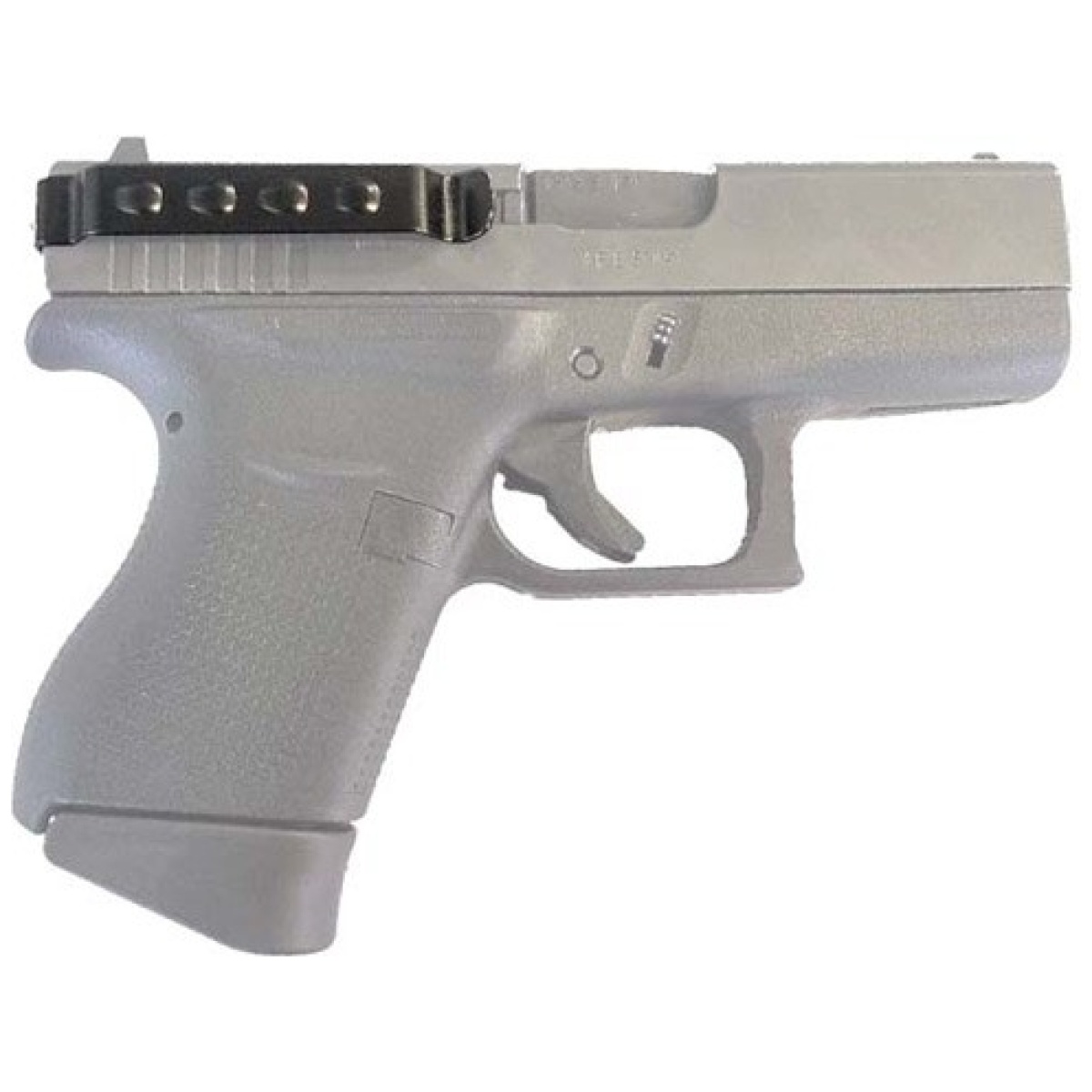 Tcg43brl_on-gun_1. Jpg - techna clip handgun retention - clip for glock 43 right/left - tcg43brl on gun 1