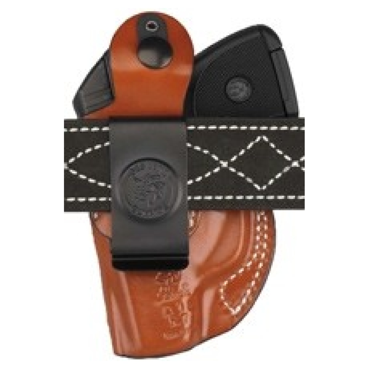 012tar7z0_back. Jpg - desantis maverick holster rh - owb leather ruger lcp tan - 012tar7z0 back