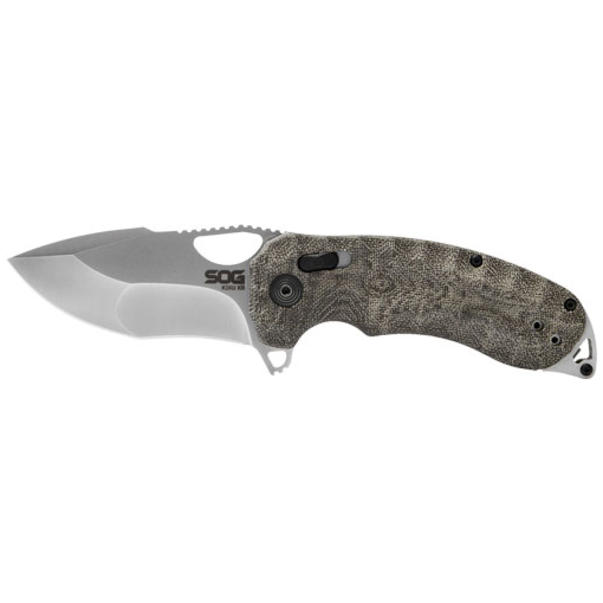 12270157. Jpg - sog knife kiku xr satin - 3" plain edge satin/gray - 12270157