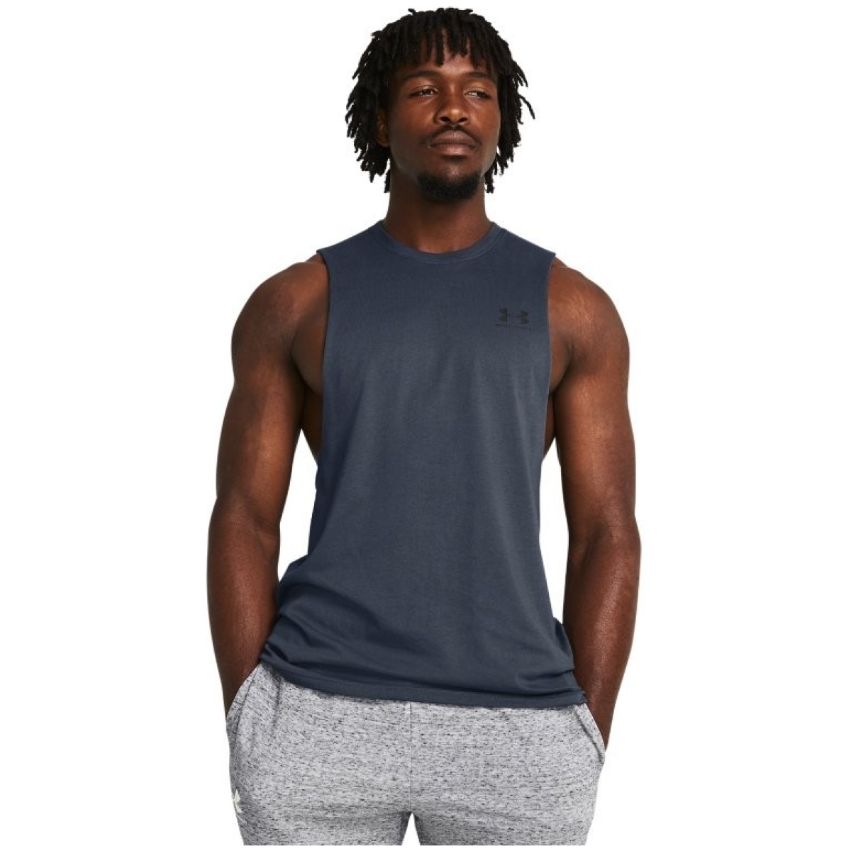 1329286044sm. Jpg - men's ua sportstyle left chest cut-off tank - 1329286044sm