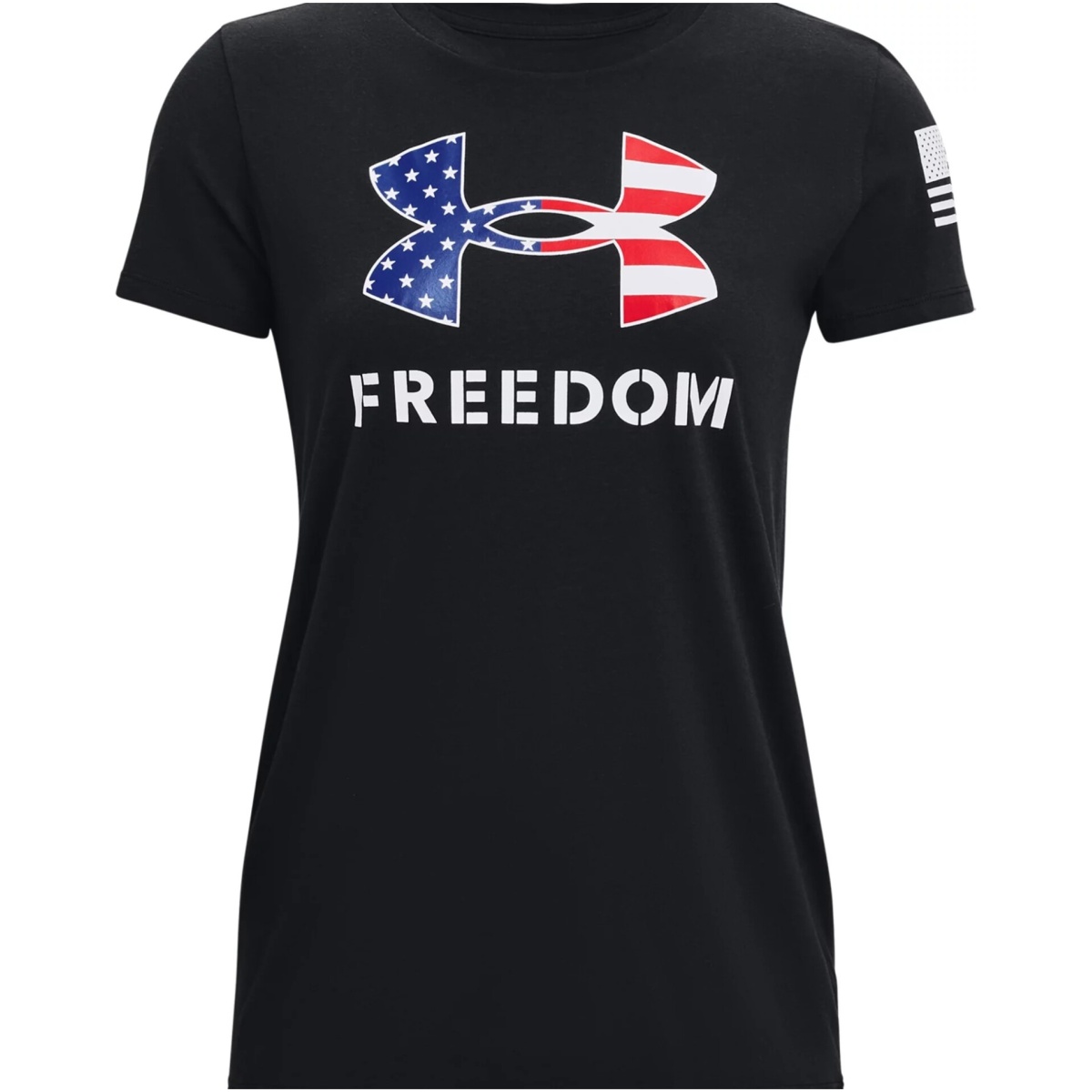 1370815002sm. Jpg - women's ua freedom logo t-shirt - 1370815002sm