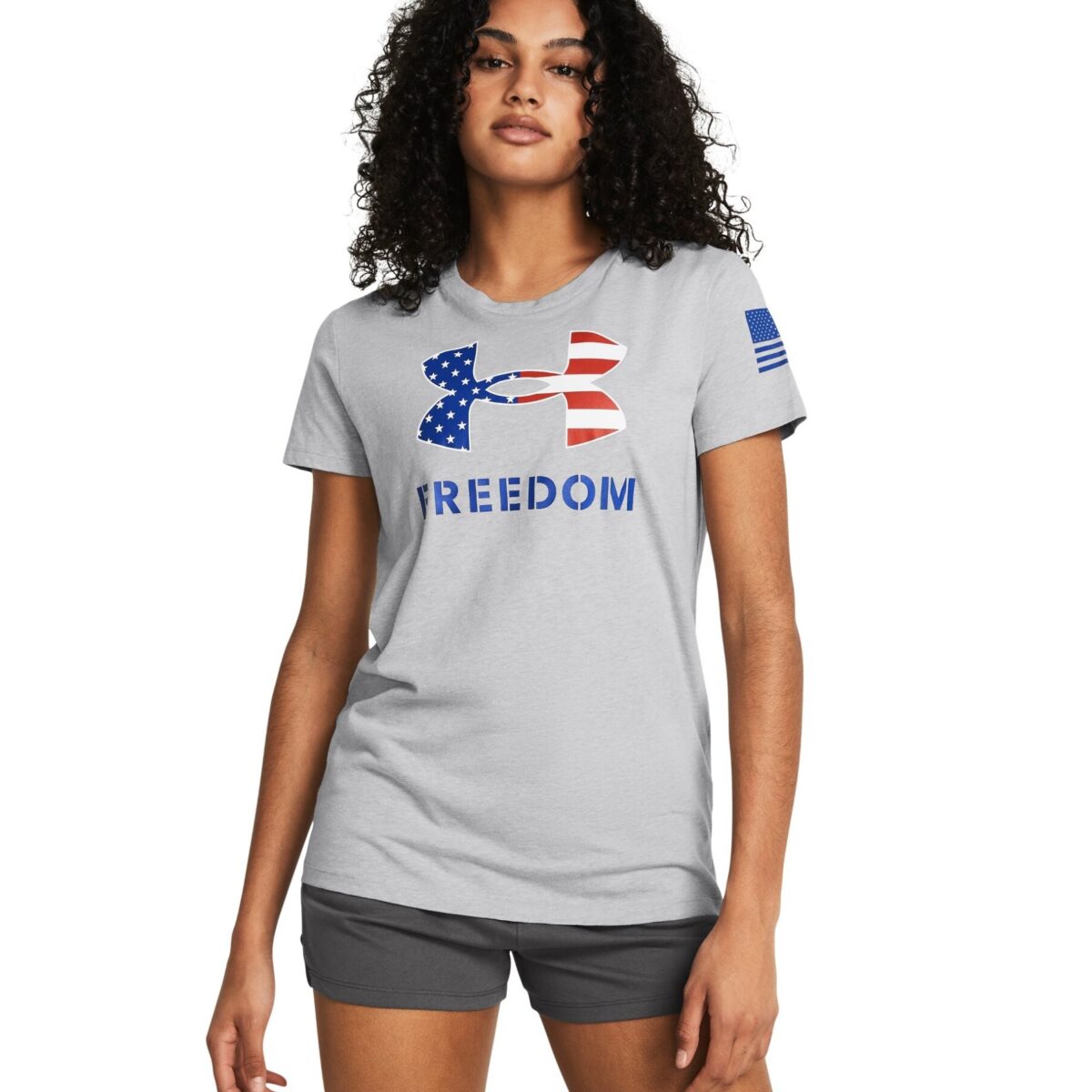 1370815011xl. Jpg - women's ua freedom logo t-shirt - 1370815011xl