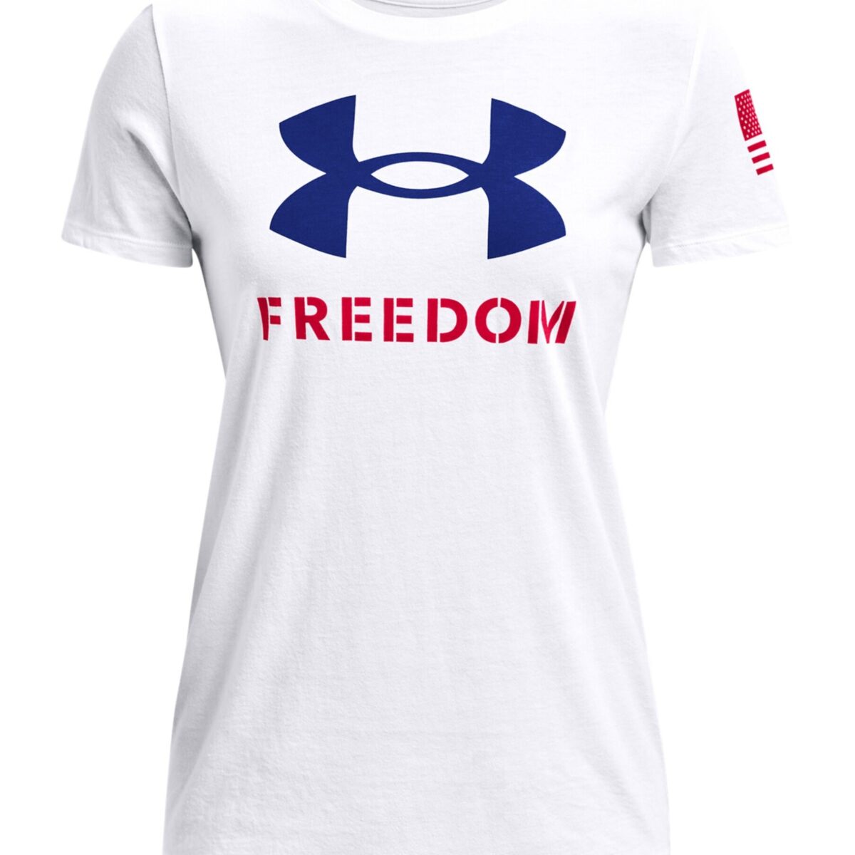 13708151002x. Jpg - women's ua freedom logo t-shirt - 13708151002x