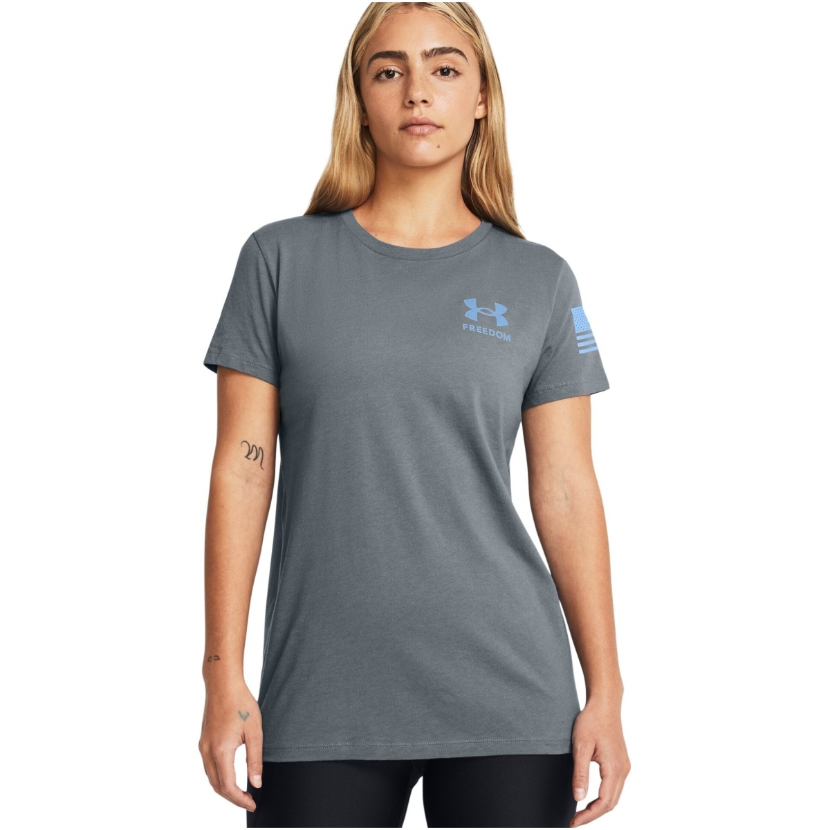 1370819002sm. Jpg - women's ua freedom banner t-shirt - 1370819002sm