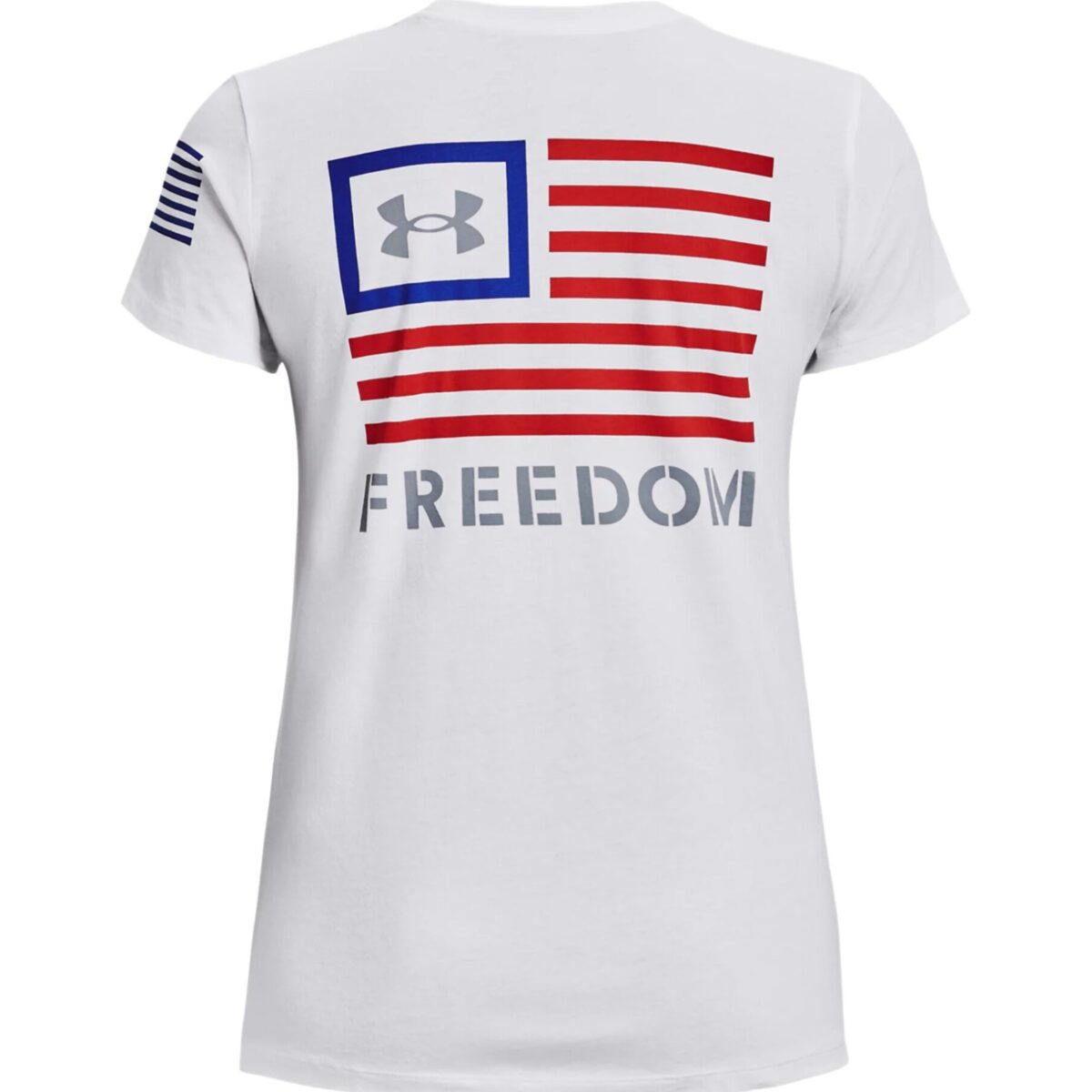 13708191002x. Jpg - women's ua freedom banner t-shirt - 13708191002x