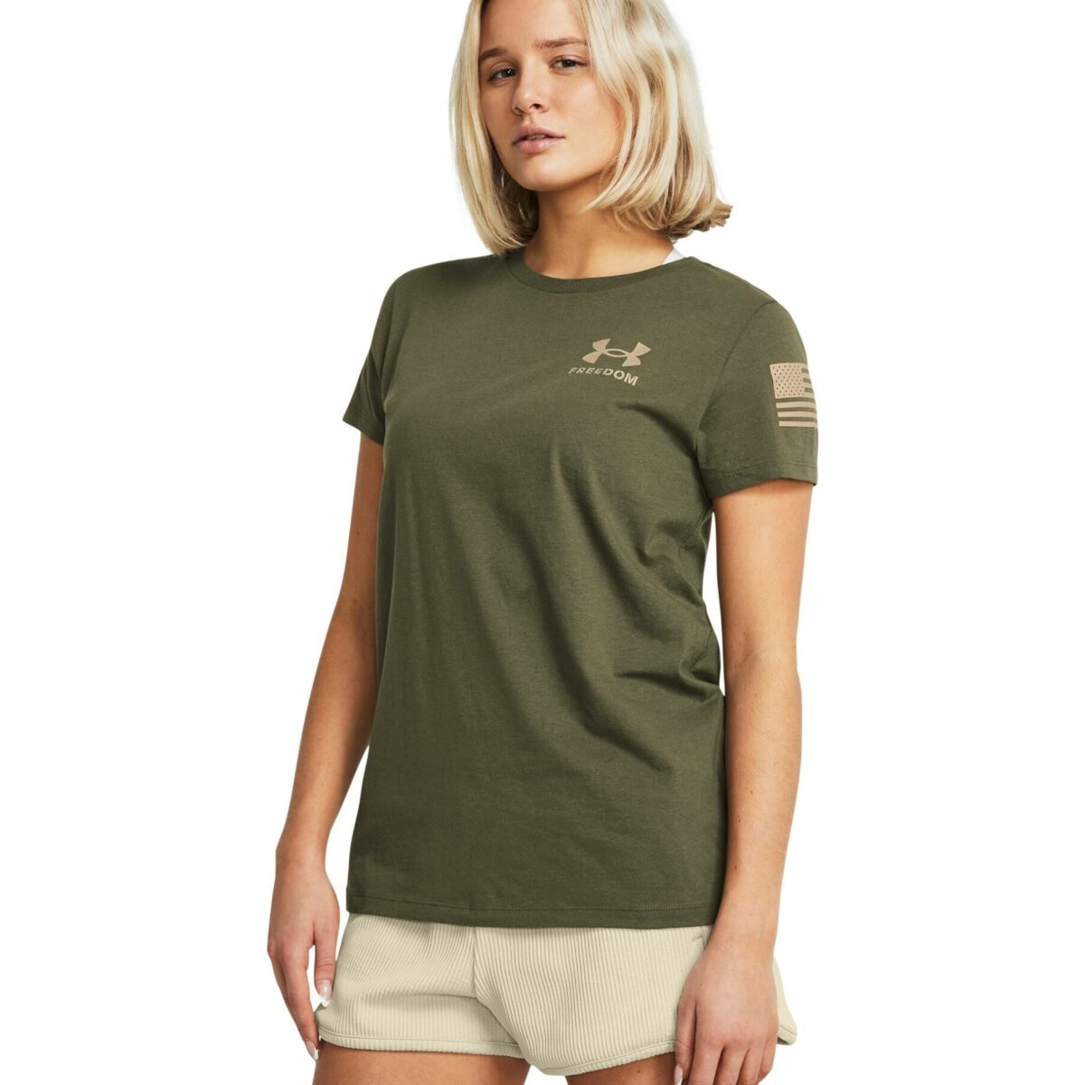 1370819393md. Jpg - women's ua freedom banner t-shirt - 1370819393md