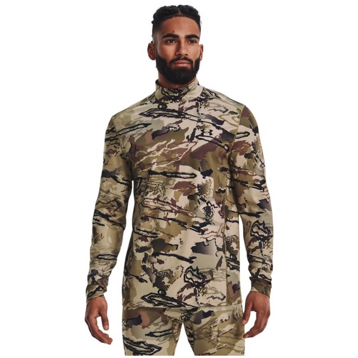 1372605989sm. Jpg - men's coldgear infrared camo mock long sleeve - 1372605989sm