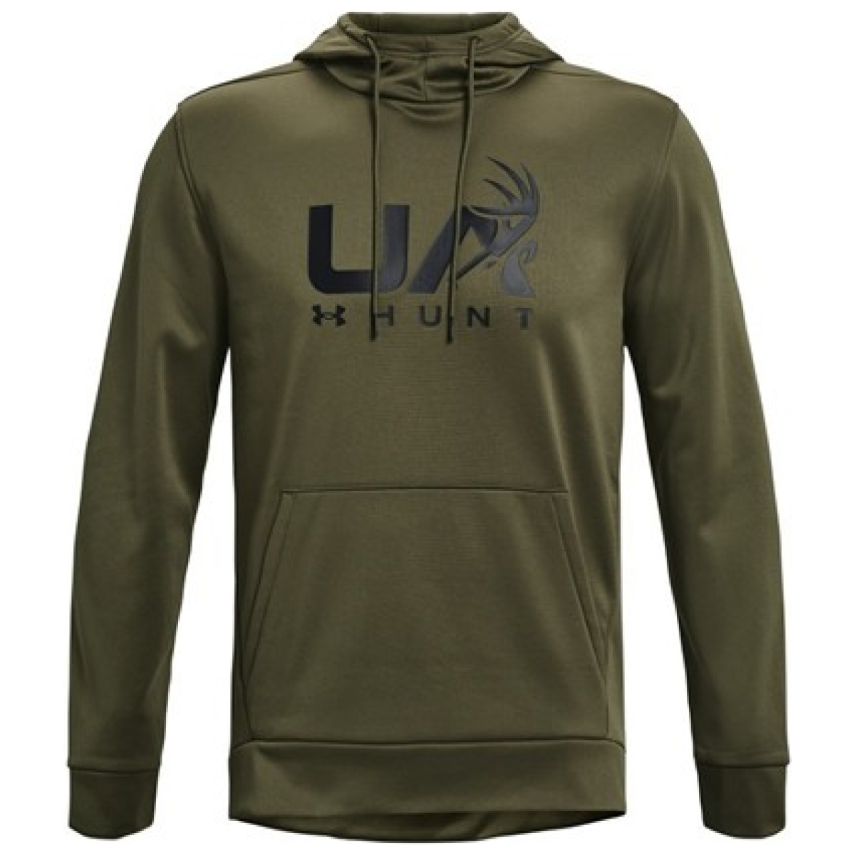 1375114390md. Jpg - men's armour fleece hunt logo hoodie - 1375114390md