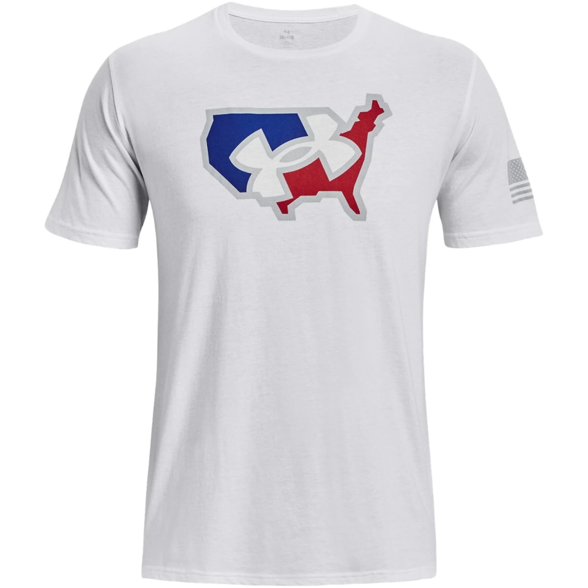 13792211003x. Jpg - ua freedom big flag logo lockup t-shirt - 13792211003x