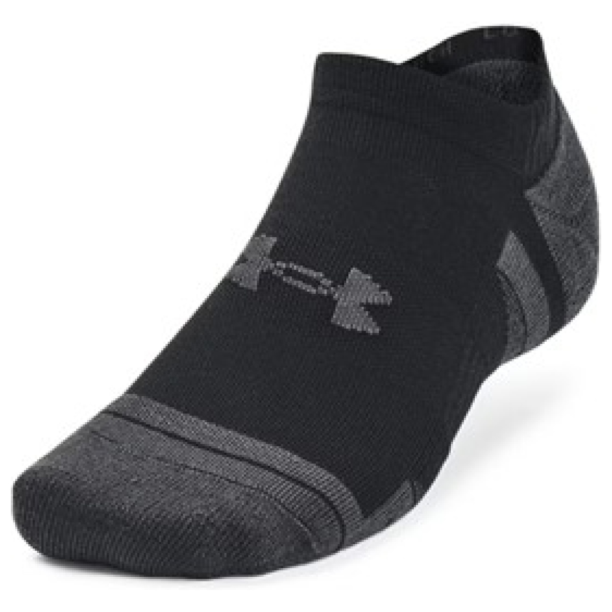 1379503001md. Jpg - unisex ua performance tech 3-pack no show socks - 1379503001md