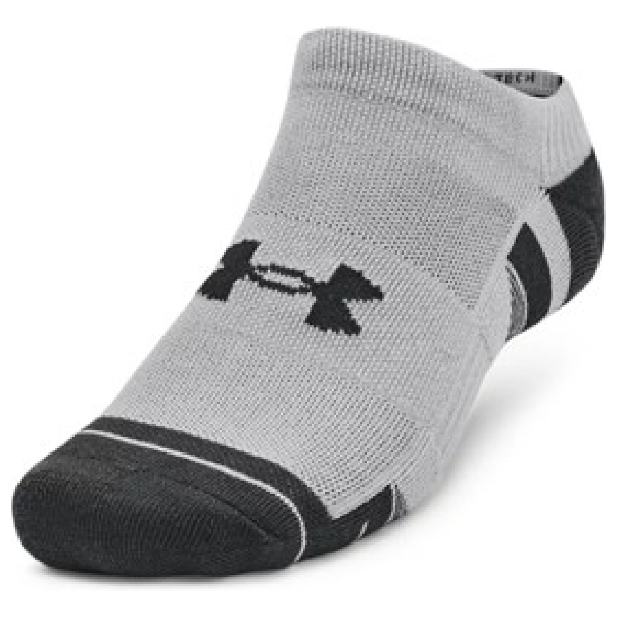 1379503011md. Jpg - unisex ua performance tech 3-pack no show socks - 1379503011md