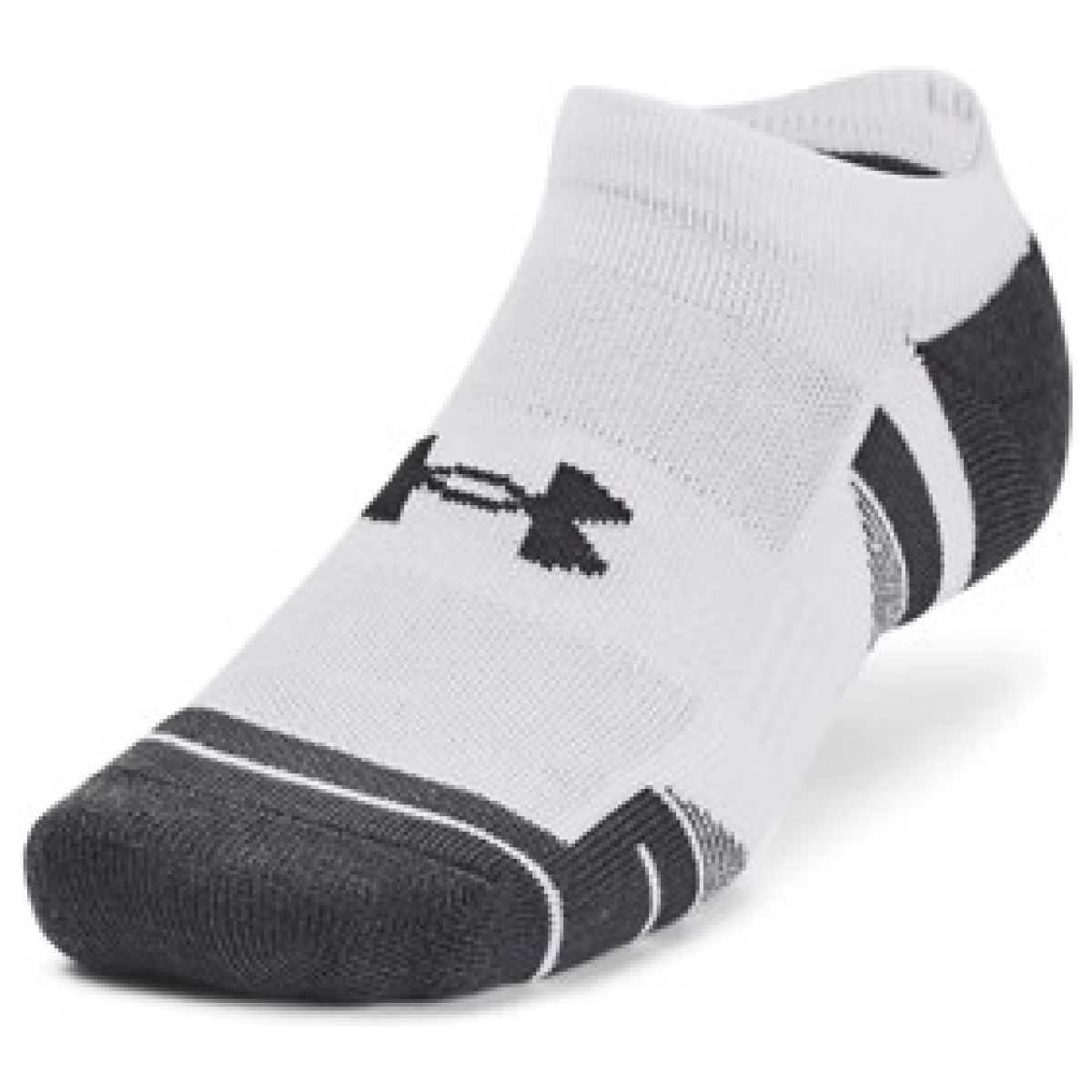 1379503100lg. Jpg - unisex ua performance tech 3-pack no show socks - 1379503100lg