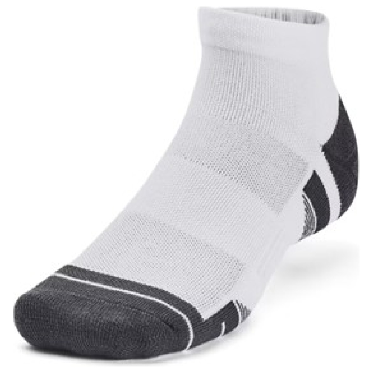 1379504100md. Jpg - unisex ua performance tech 3-pack low cut socks - 1379504100md