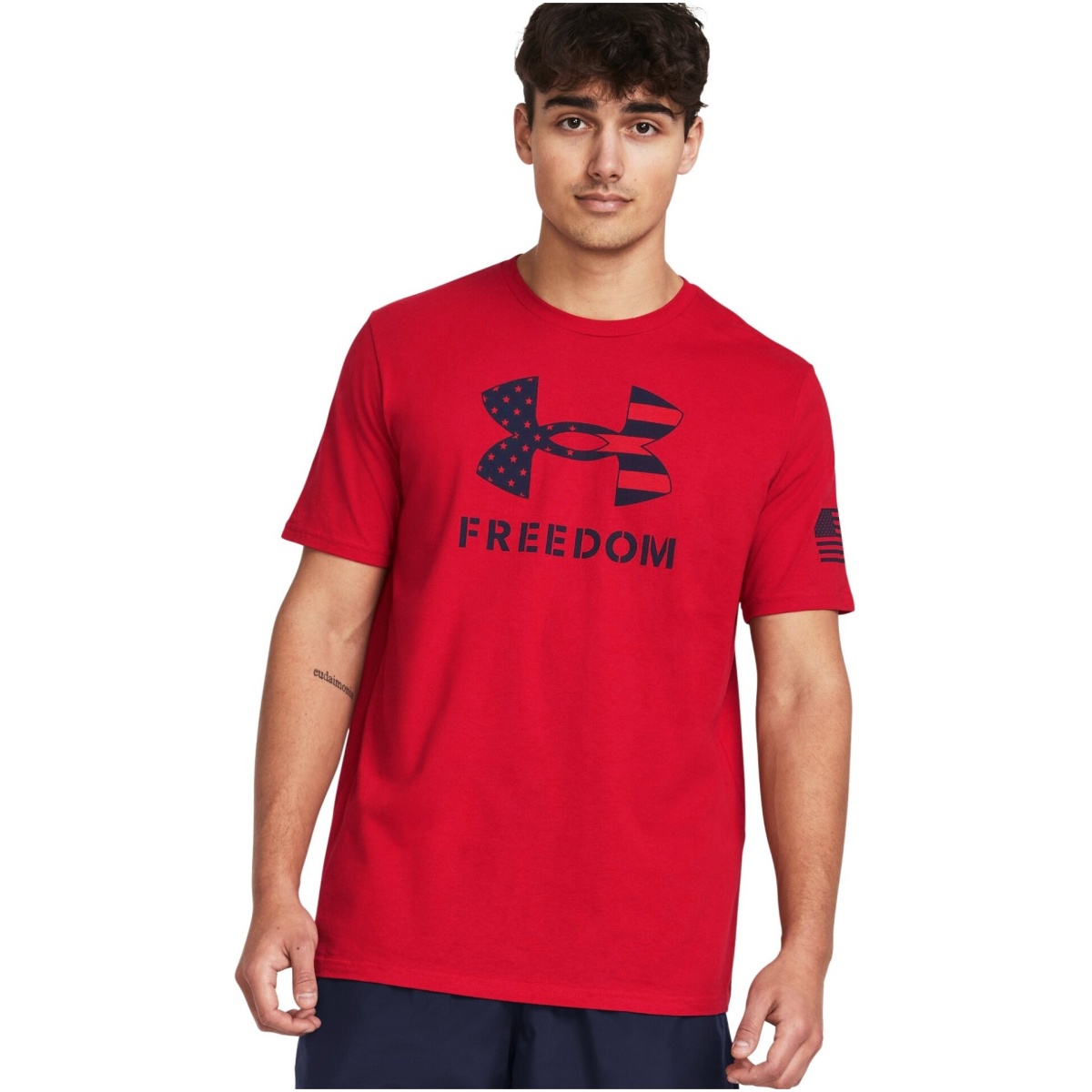 1382970600lg. Jpg - men's ua freedom logo t-shirt - 1382970600lg