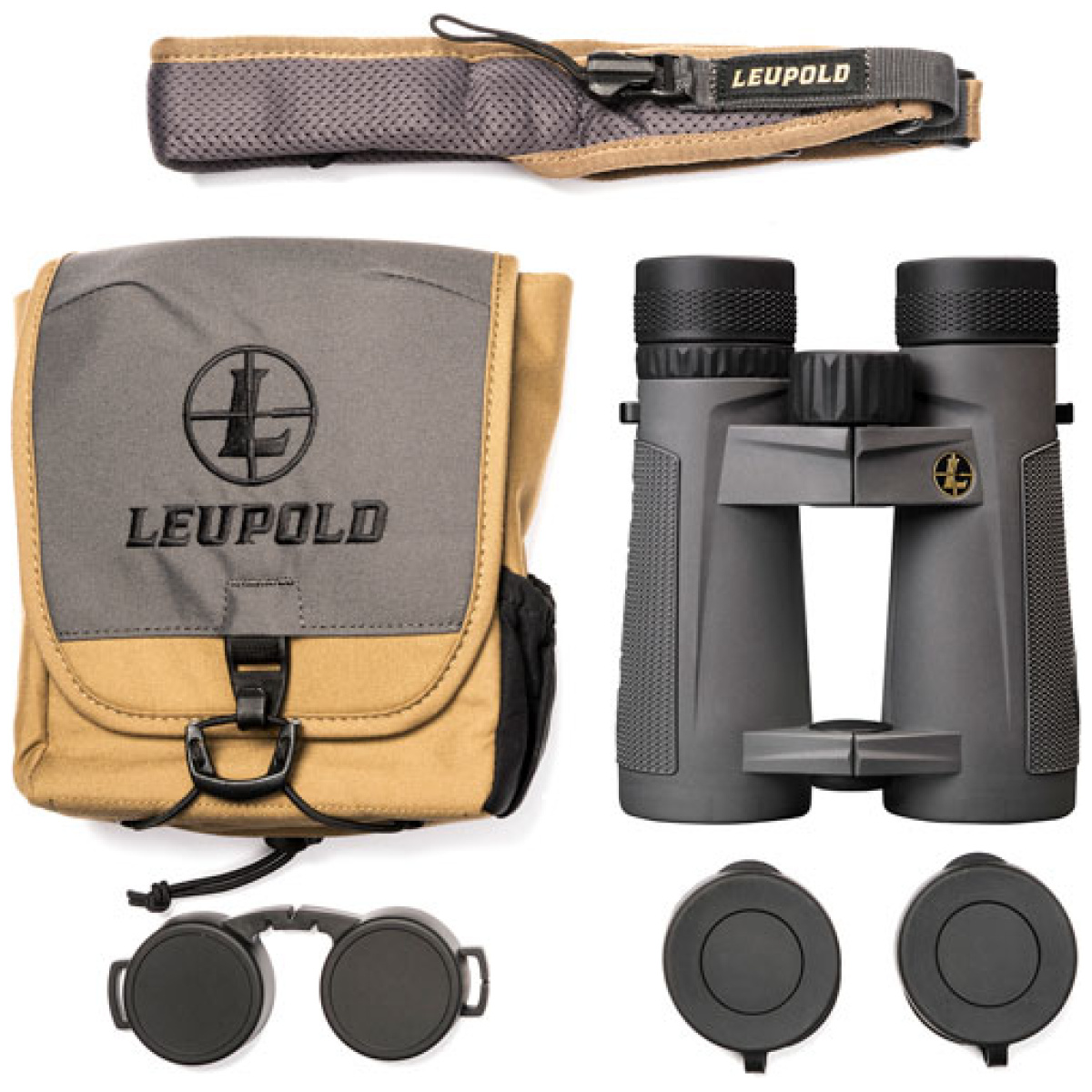 174483_contents. Jpg - leupold binocular bx-5 santiam - hd 10x42 roof shadow gray - 174483 contents