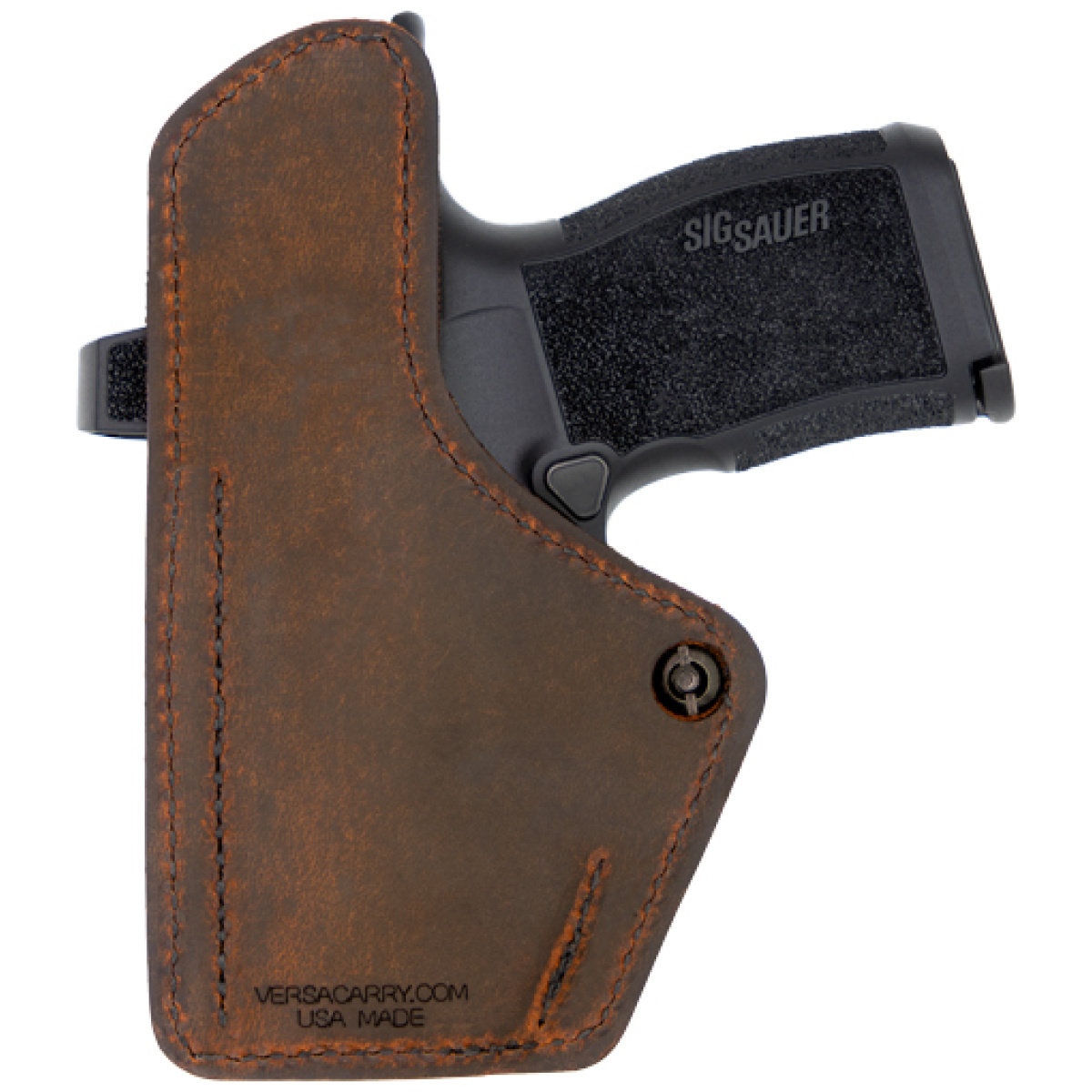 1cc2621hct_back. Jpg - versacarry compound custom iwb - holster poly sf hellcat brown - 1cc2621hct back