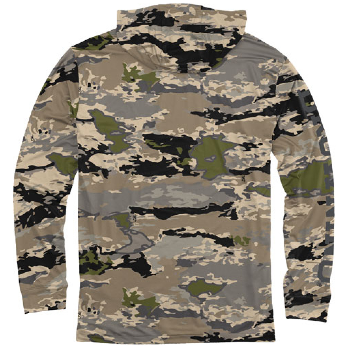 3010863404_back. Jpg - browning hooded long sleeve - tech t-shirt ovix x-large - 3010863404 back