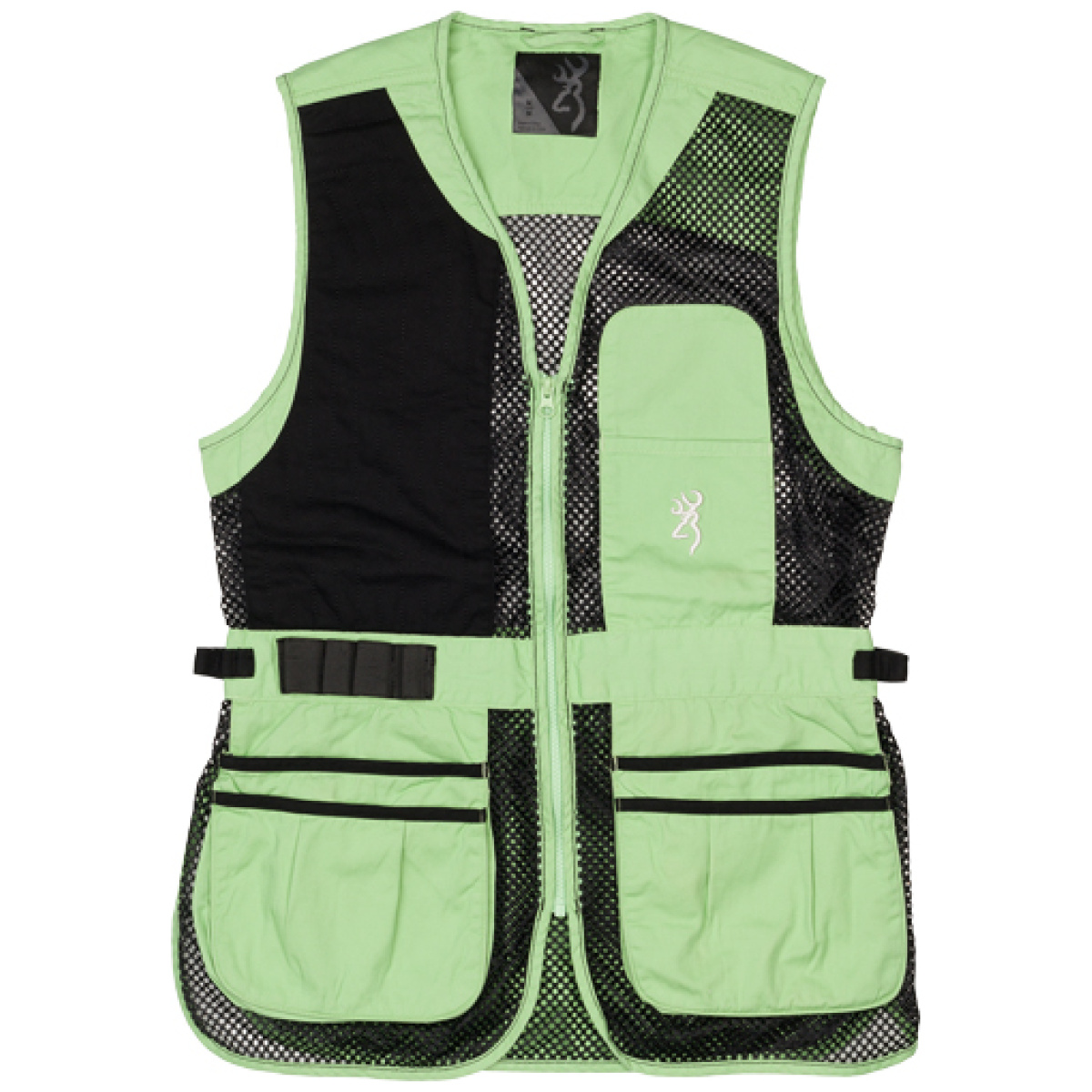 3050694403. Jpg - browning mesh shooting vest r- hand women's lg black/neomint - 3050694403