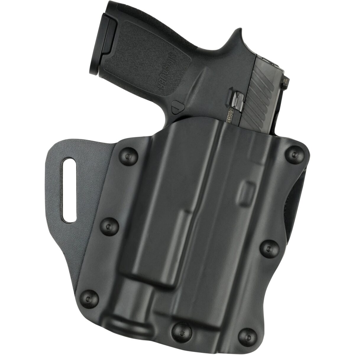 557-4502-132. Jpg - model 557 open-top belt slide concealment holster for sig sauer p320 9 w/ light - 557 4502 132