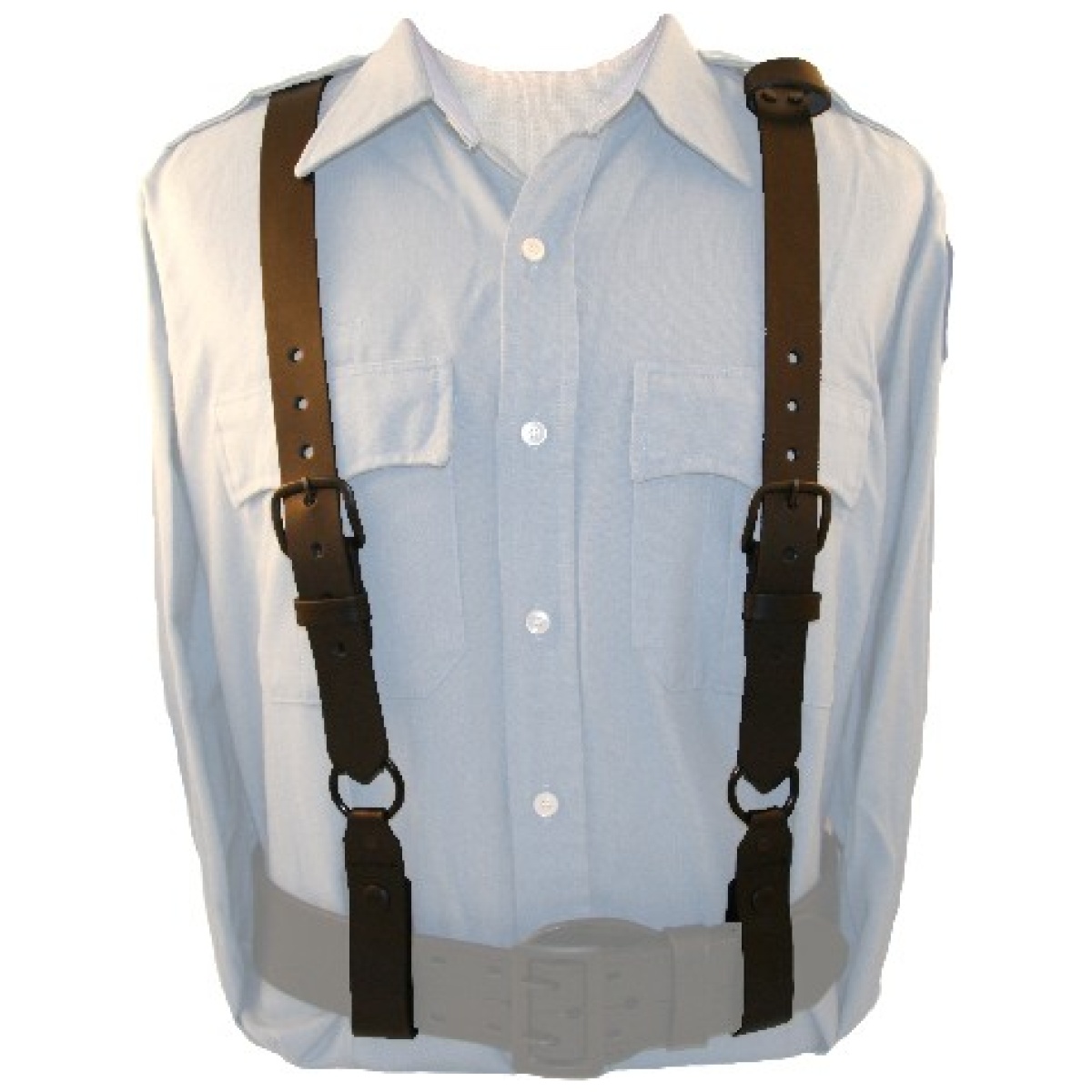 9180-1-xl. Jpg - police leather suspenders - 9180 1 xl